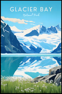 Glacial Serenity: Glacier Bay National Park Poster