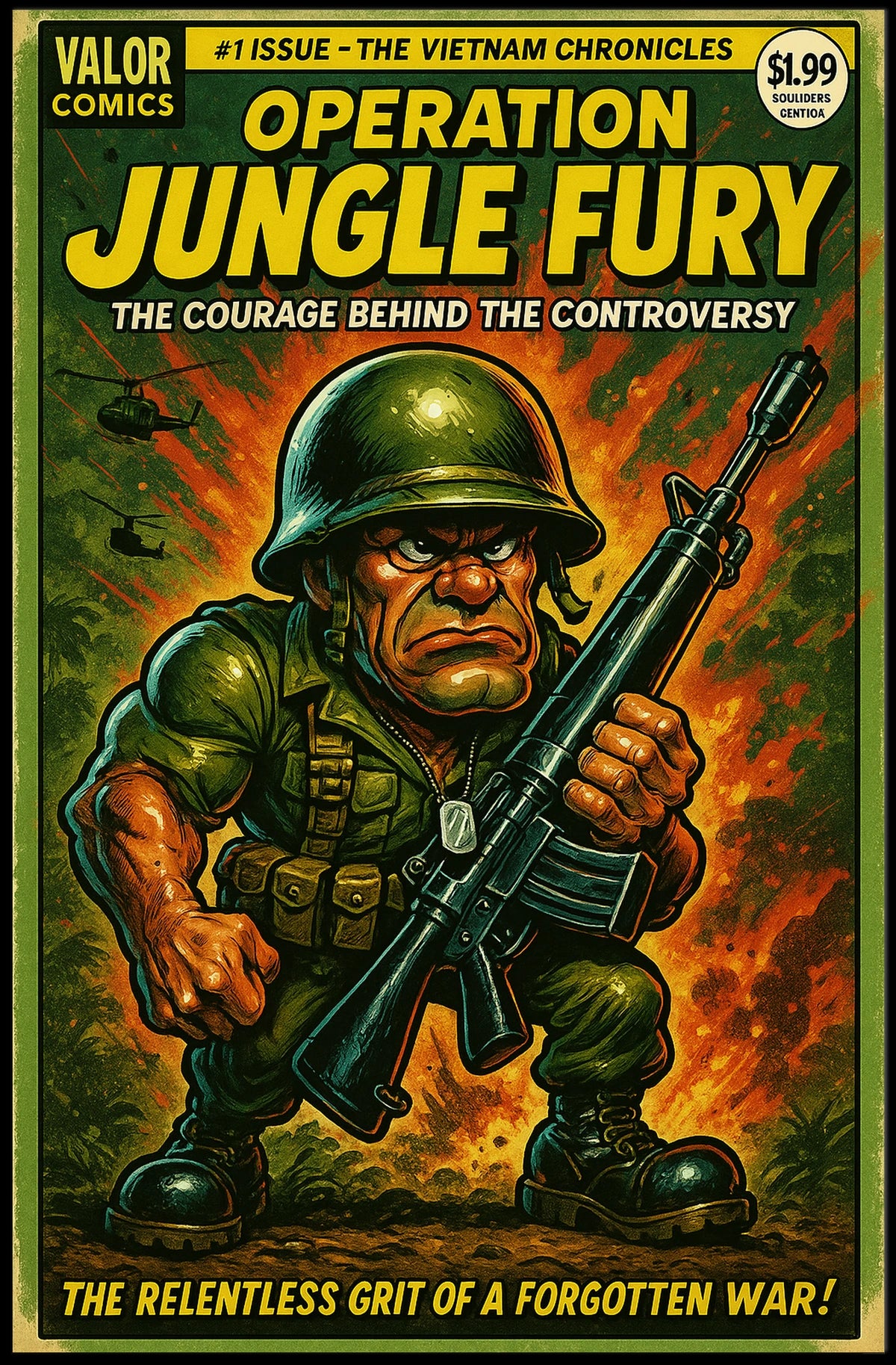 Operation Jungle Fury The Vietnam Chronicles Poster