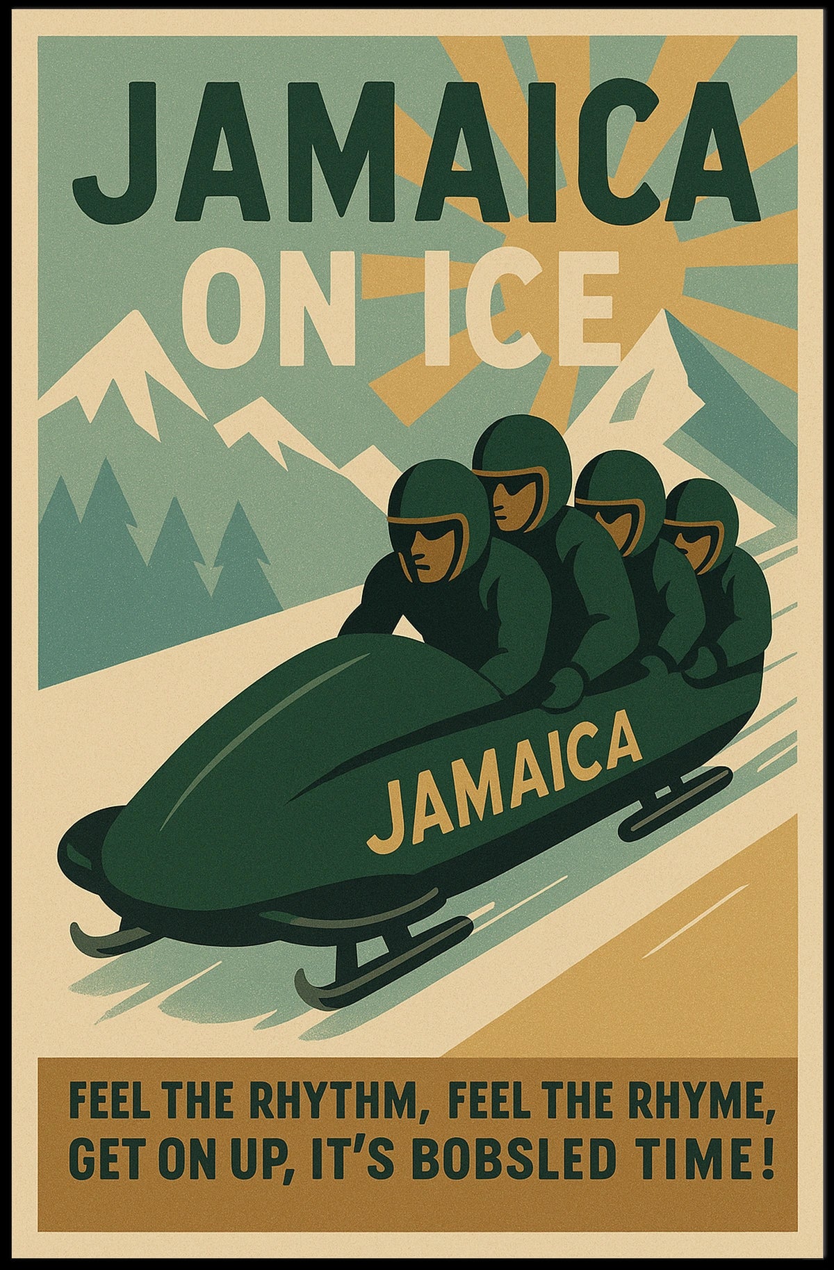 Jamaica on Ice Poster