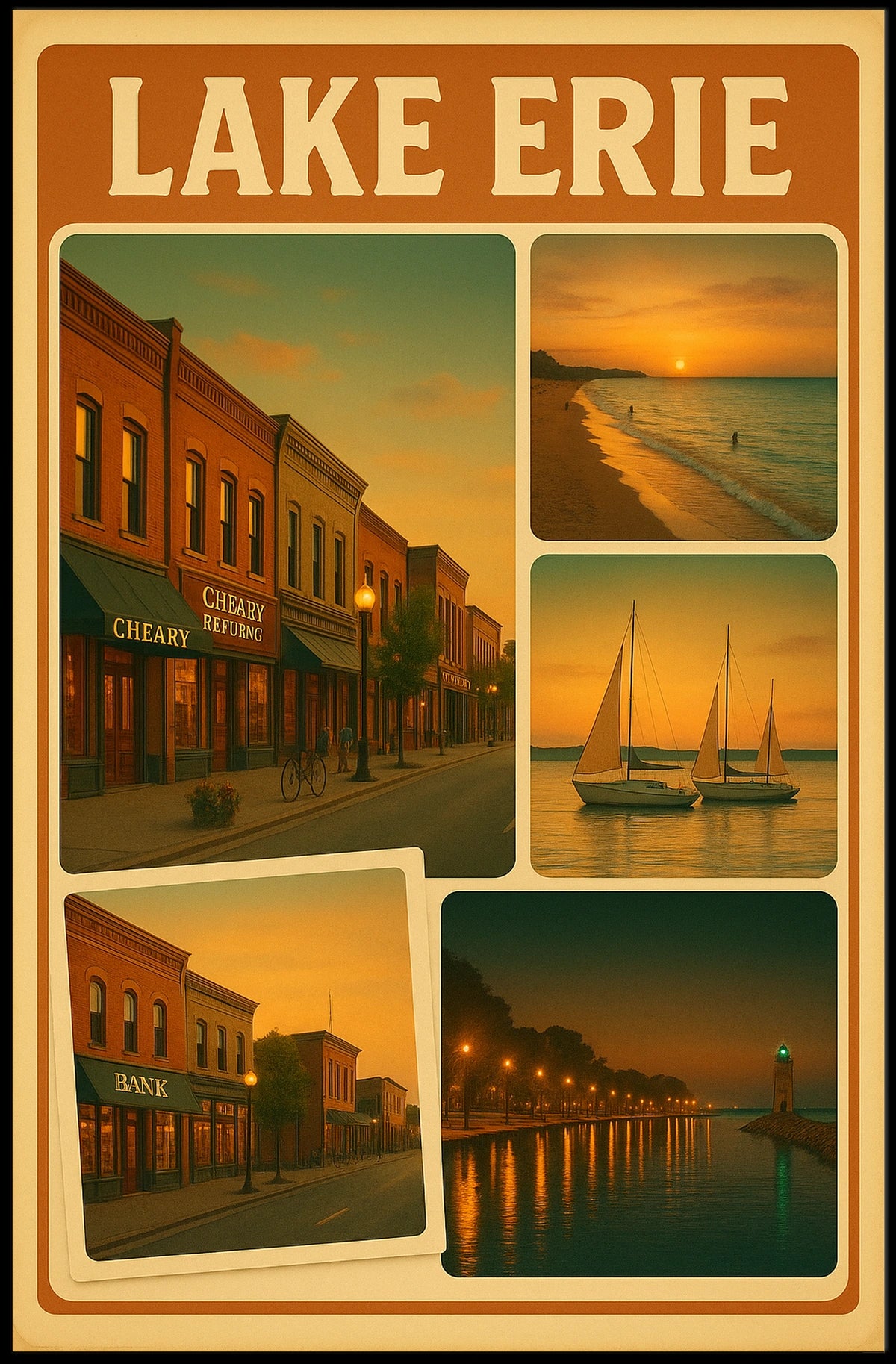 Lake Erie Scenic Poster