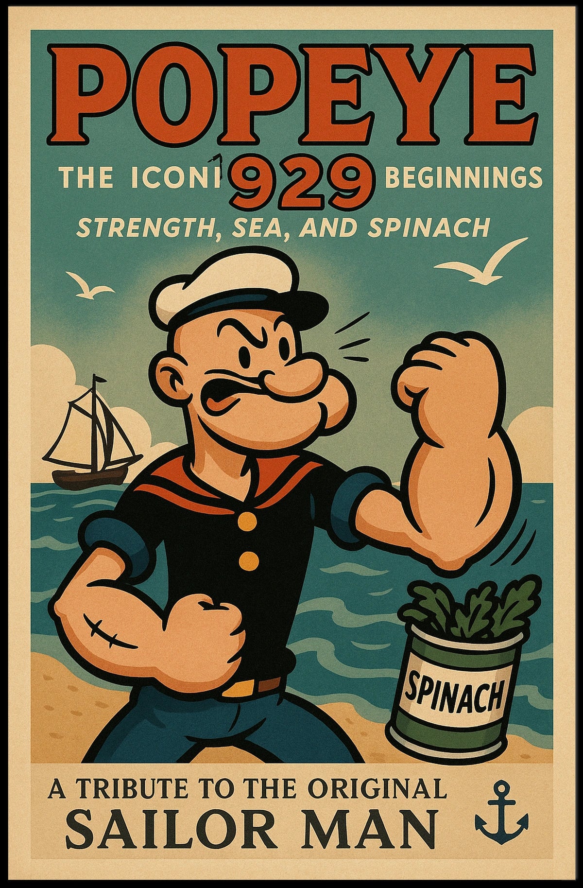 Popeye 1929 Art Poster POP-84