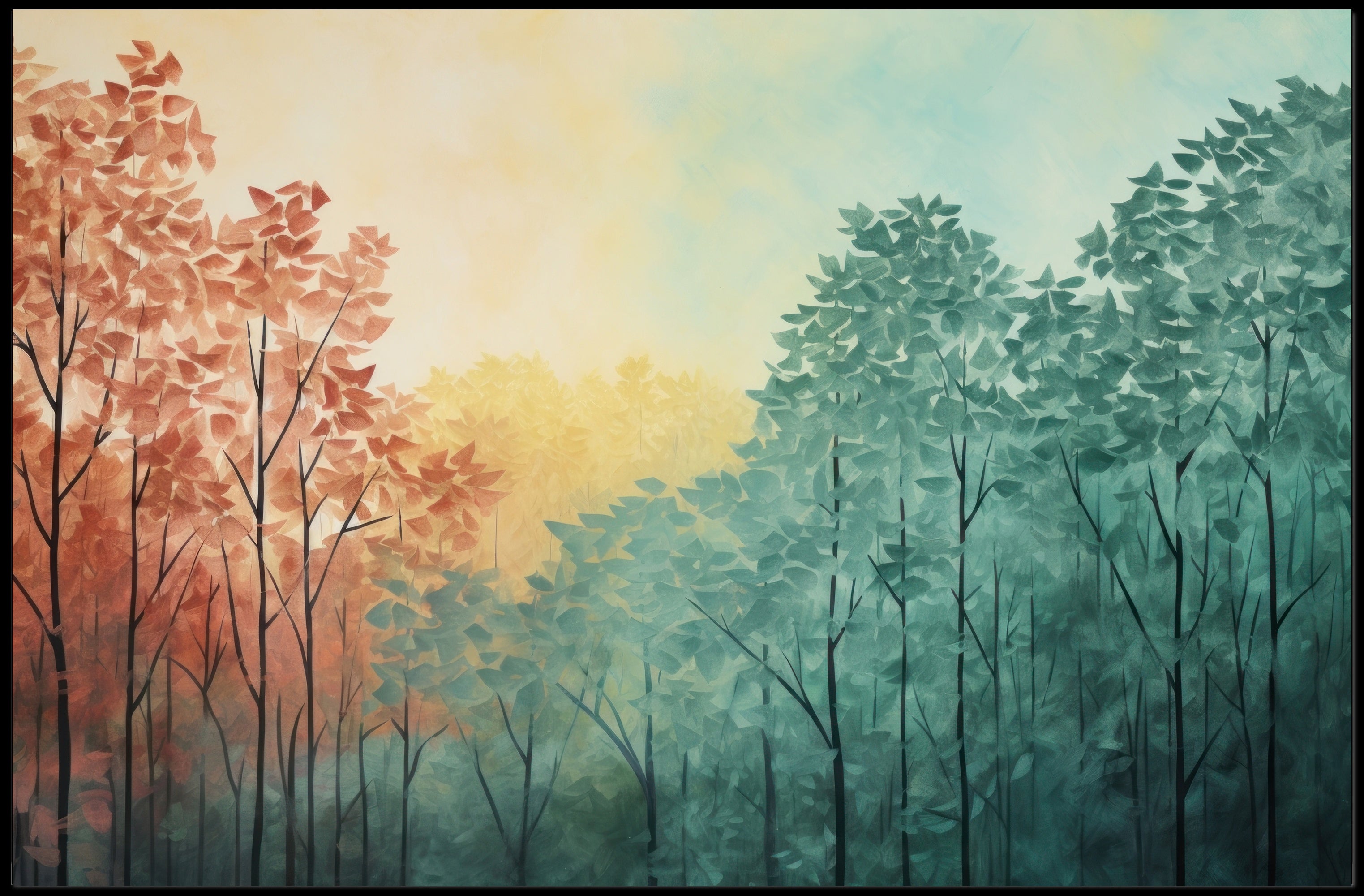 Autumn Meets Spring Poster