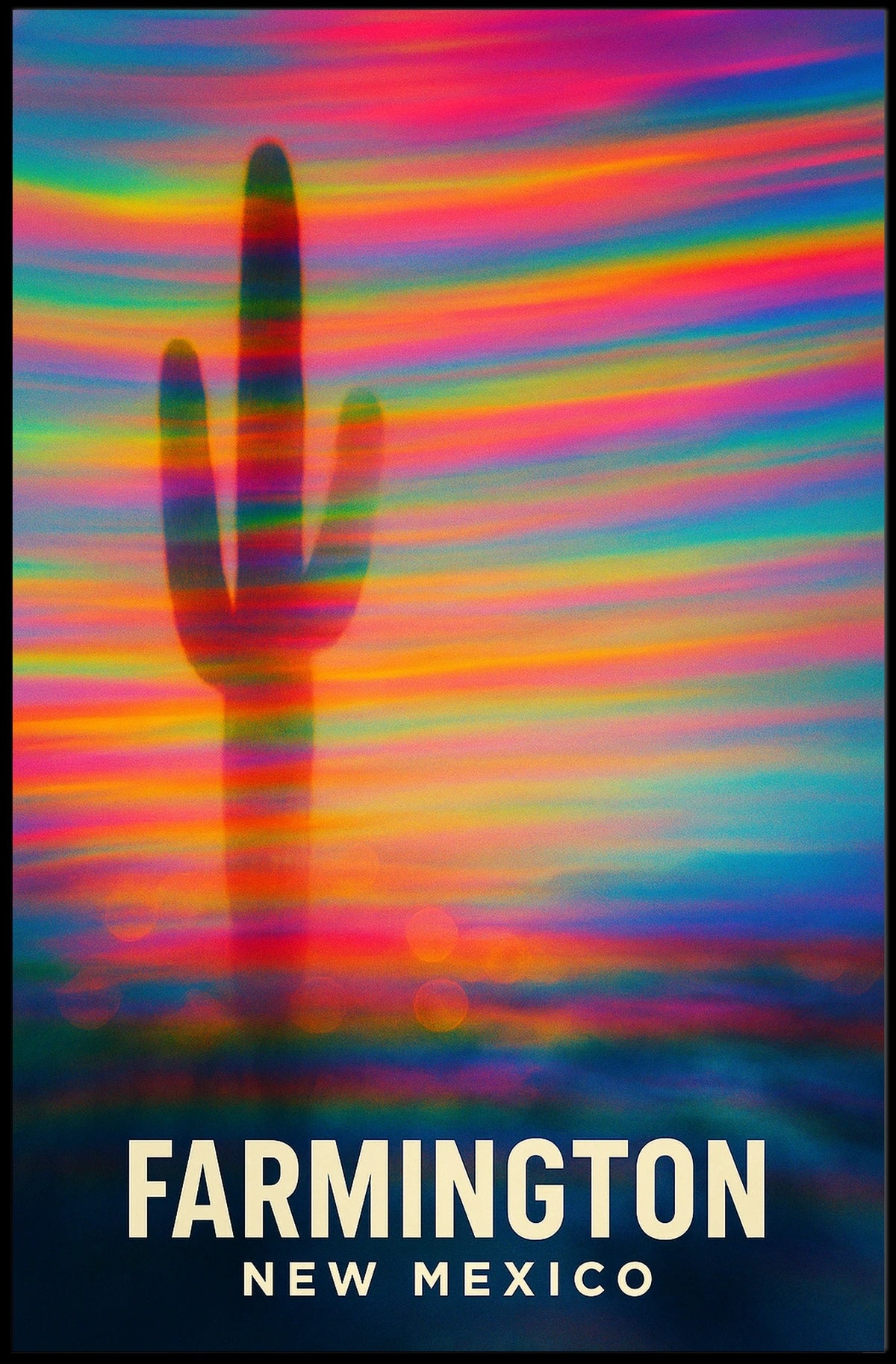 Farmington New Mexico Scenic Wanderlust Photography Poster