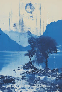 Tranquil Ethereal Landscape Artistic Abstract Pop Culture Poster