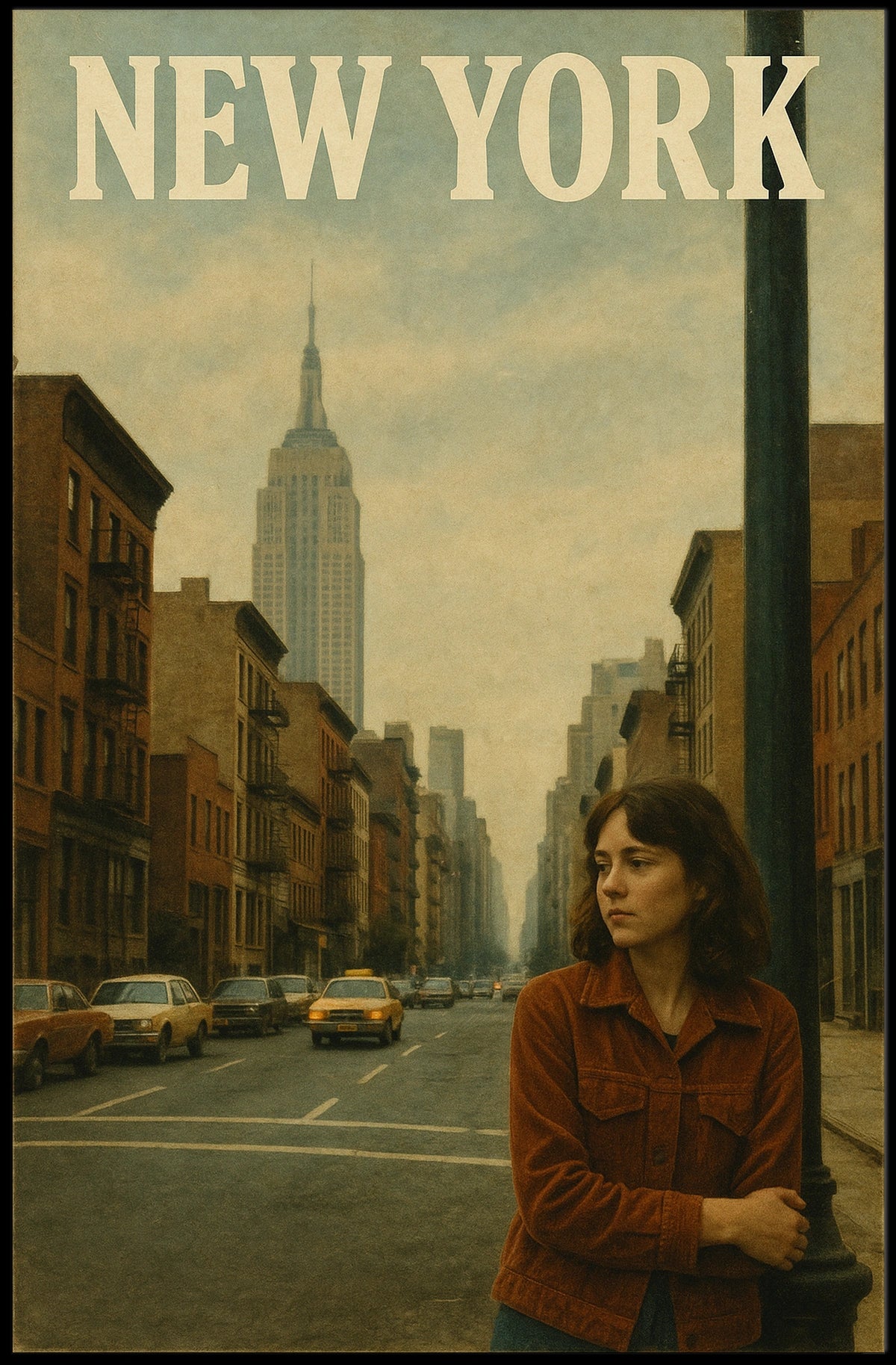 New York Street Scene Poster