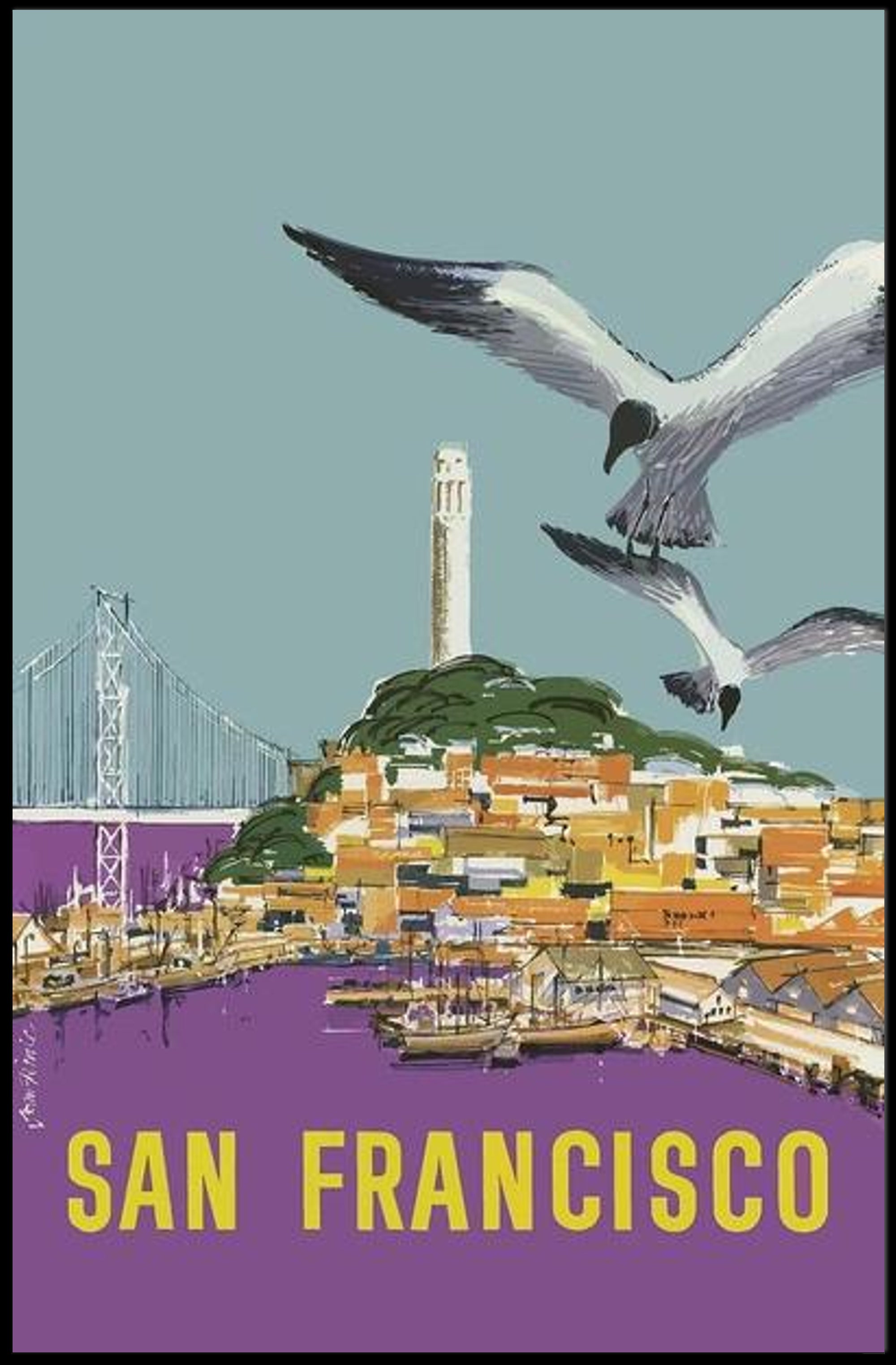 San Francisco Scenic Poster PosterGoat