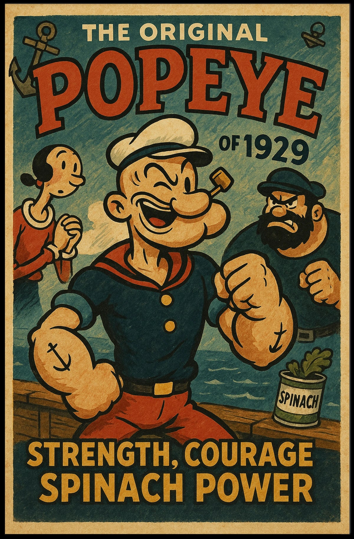 Popeye 1929 Art Poster POP-85