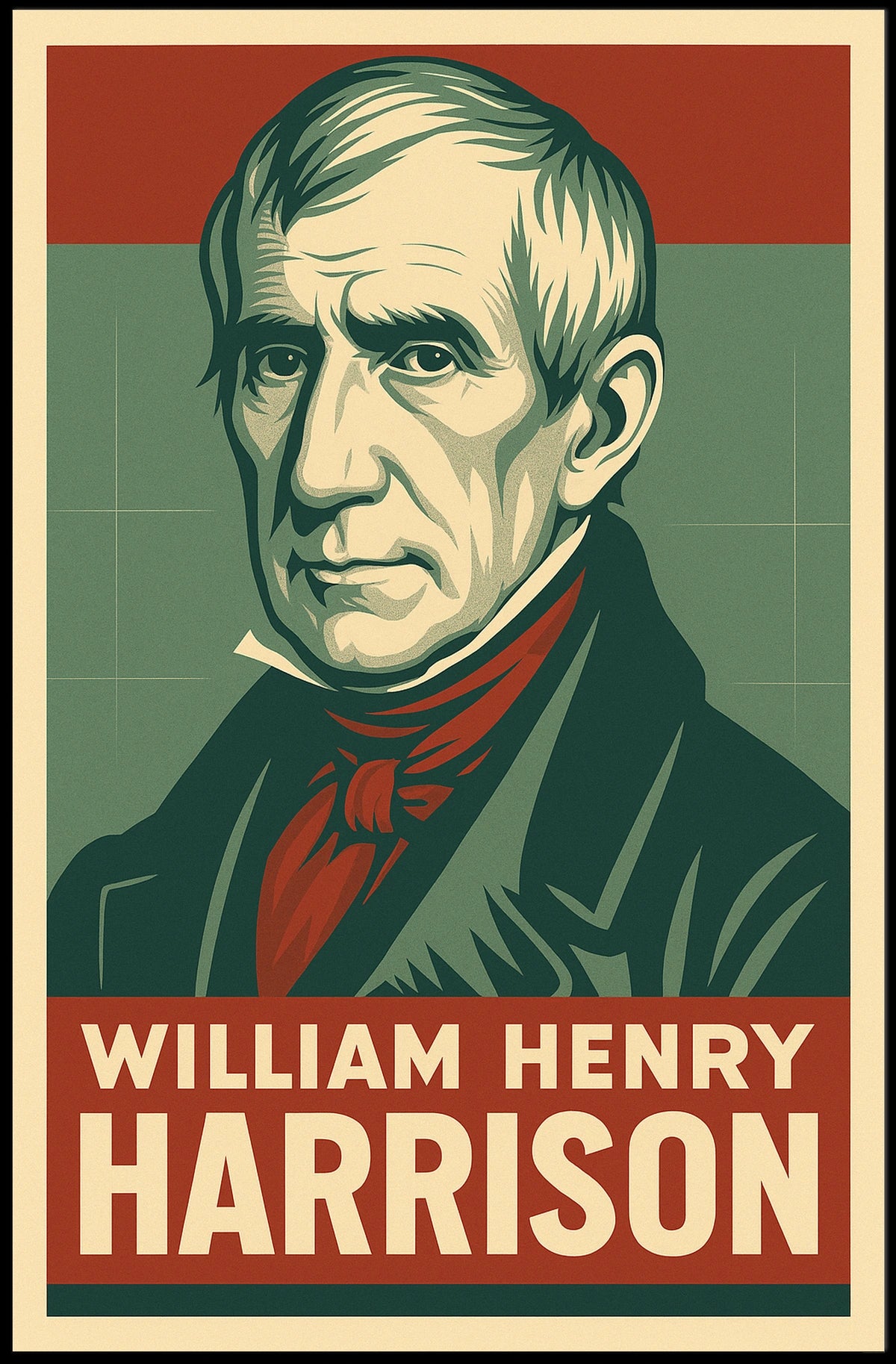 William Henry Harrison Photography Realism Collector Poster