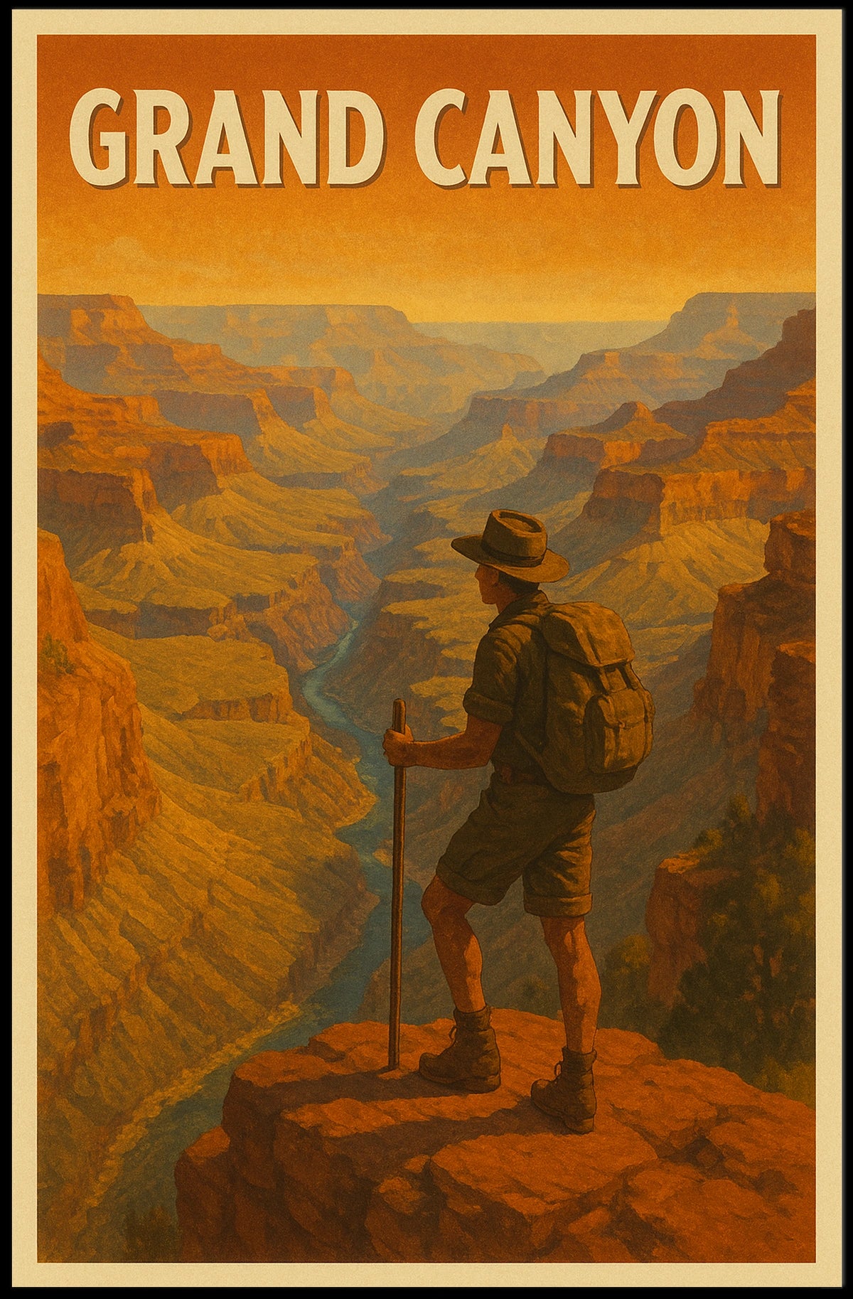 Grand Canyon Explorer Poster