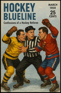 Hockey Blueline Confessions of a Hockey Referee Poster