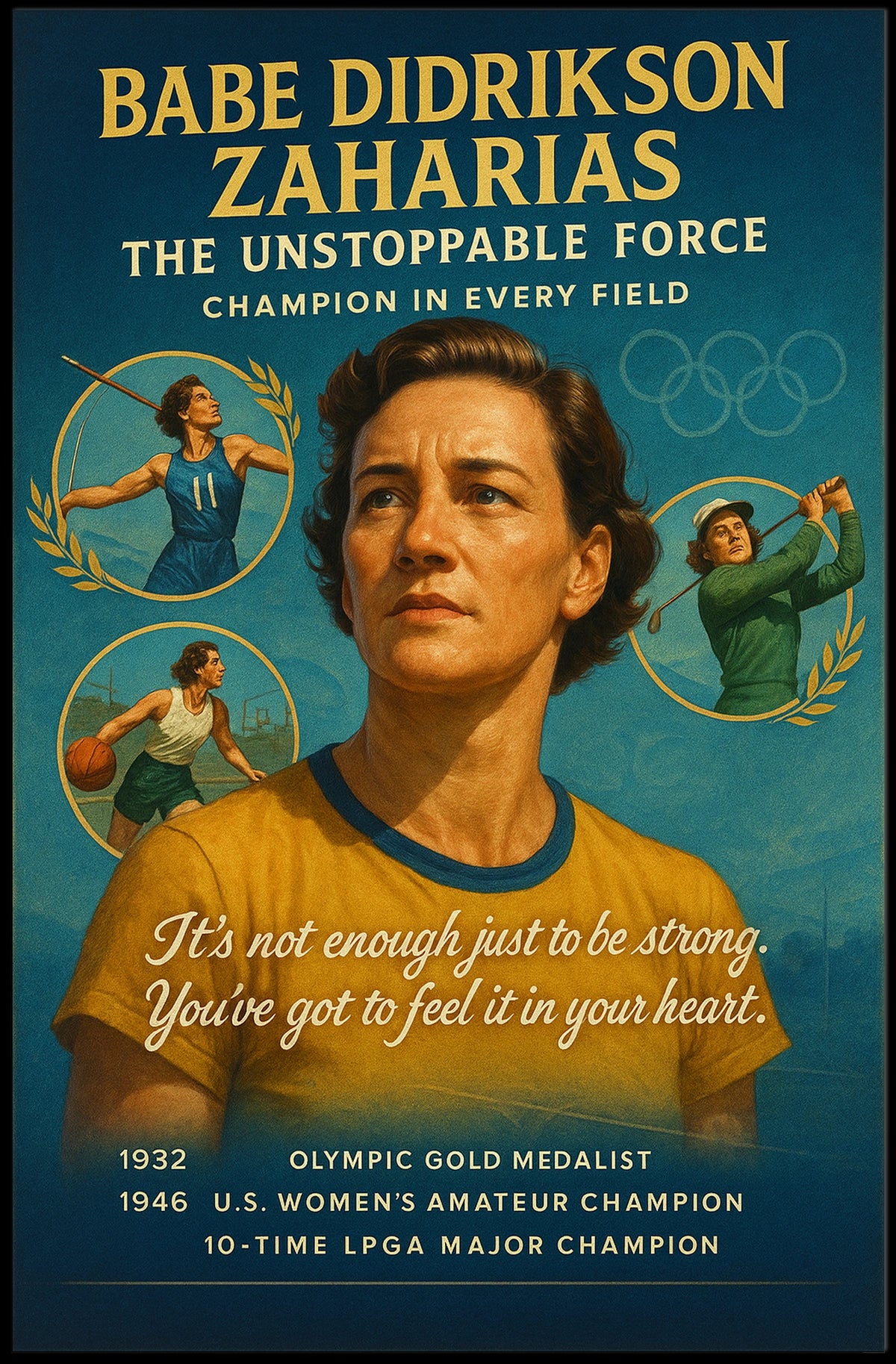 Babe Didrikson Zaharias The Poster