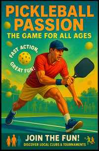 Pickleball Passion Poster