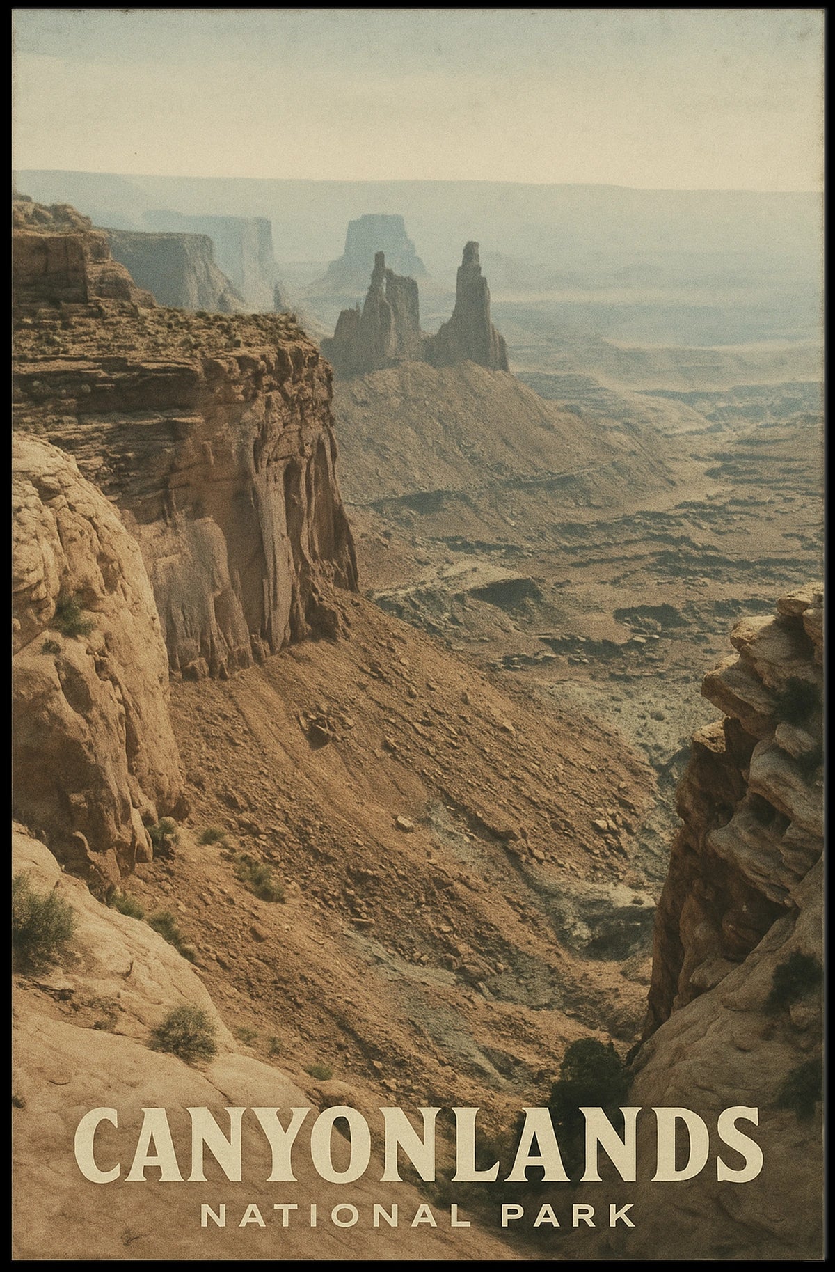 Canyonlands National Park Epic Desert Panorama Visual Wanderlust Home Decor Poster