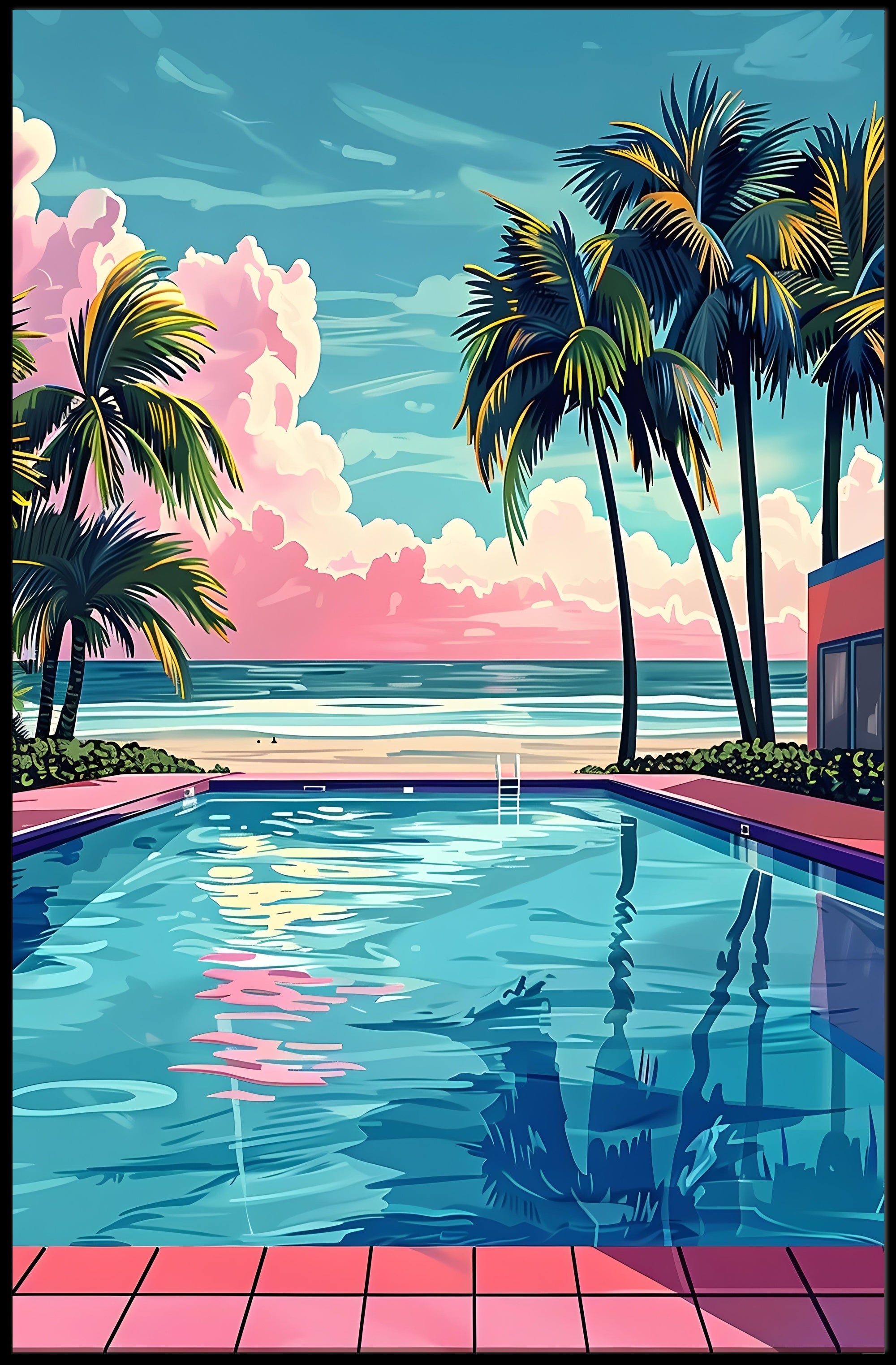 Tropical Oasis Poster