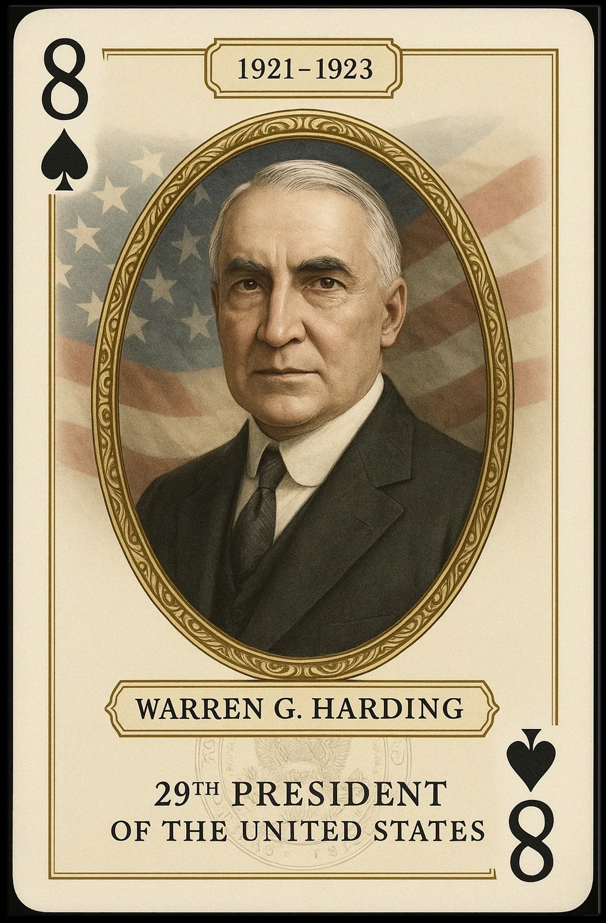 Warren Harding Presidency Poster