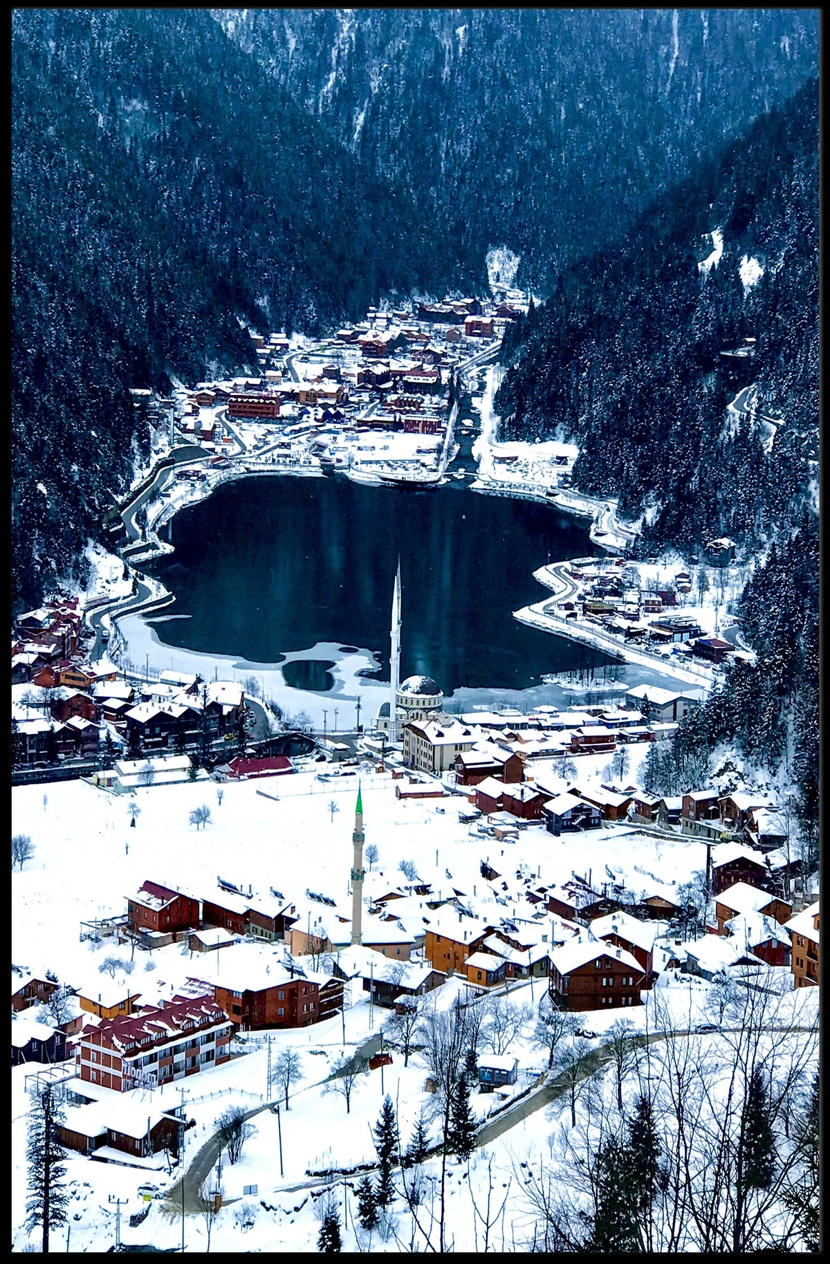 Winter Wonderland In The Mountains Poster