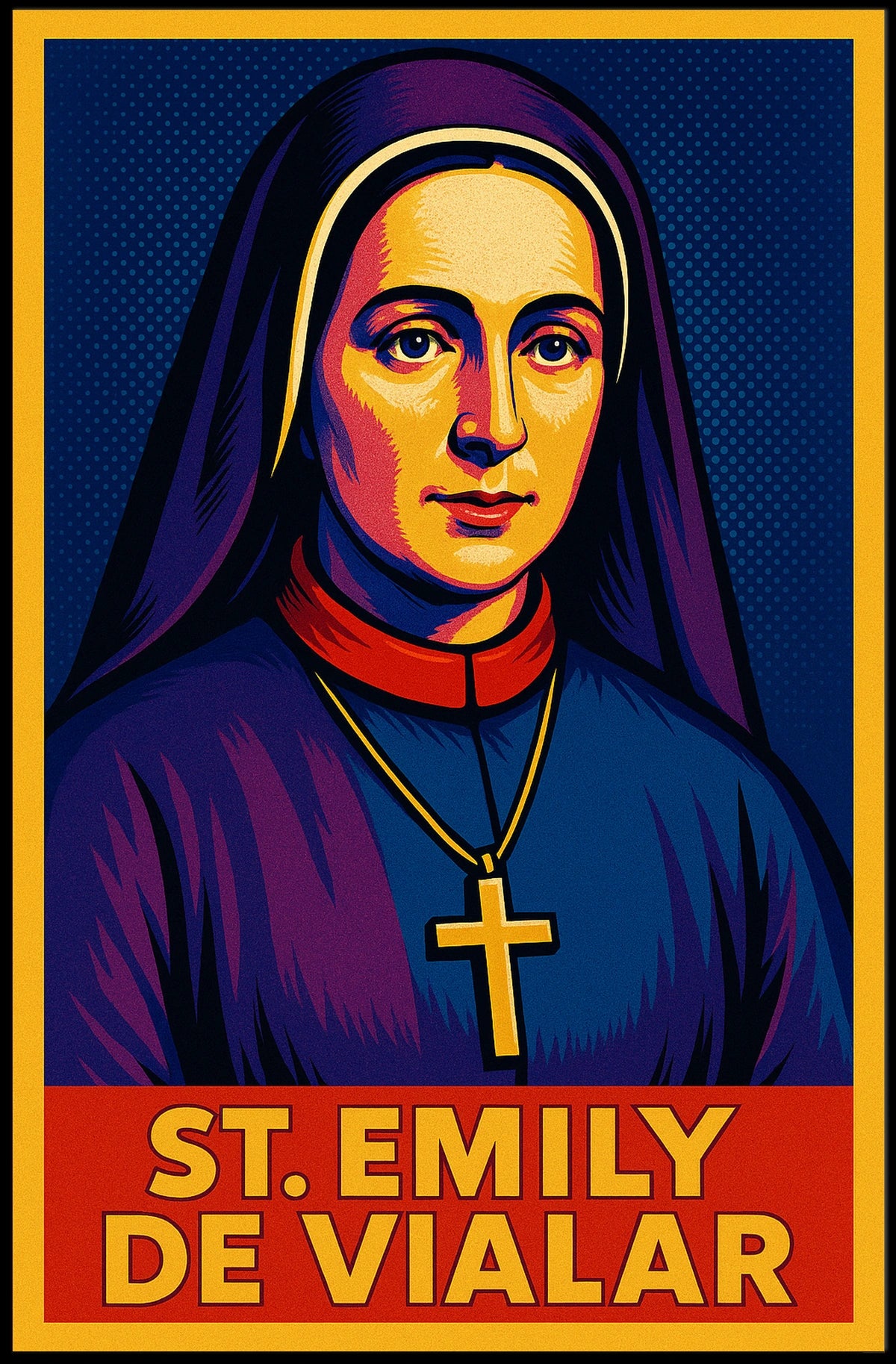 St. Emily de Vialar Poster