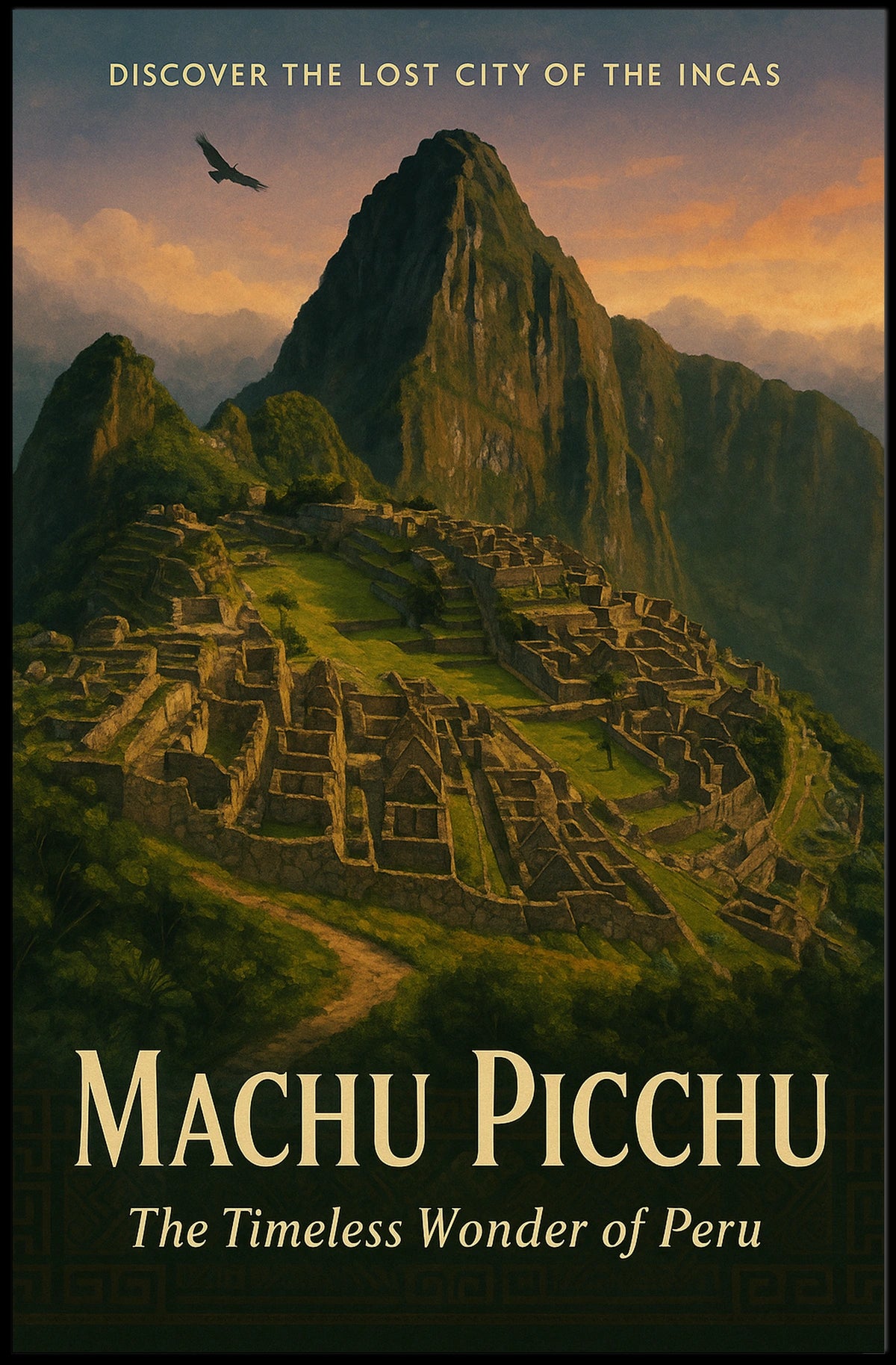 Discover Machu Picchu Poster
