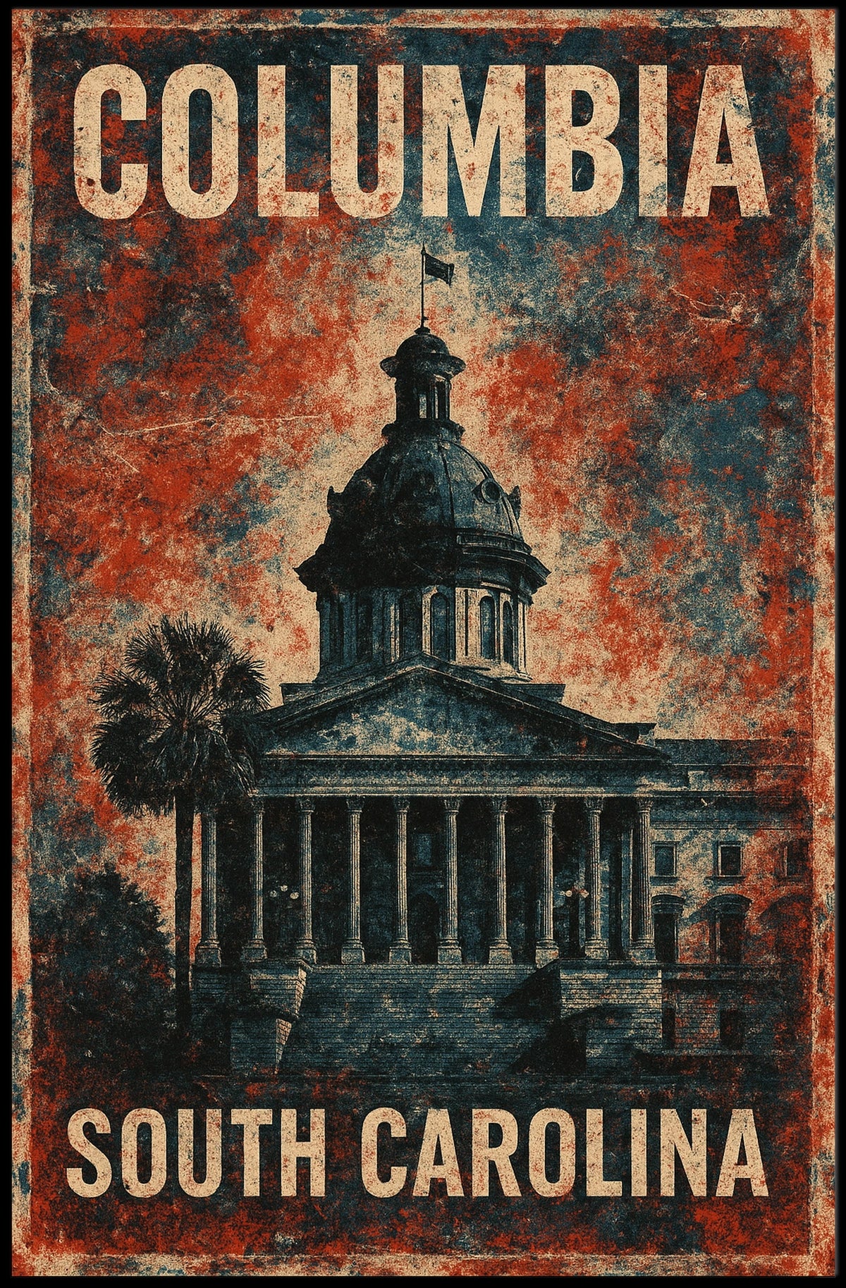 Columbia, South Carolina Poster