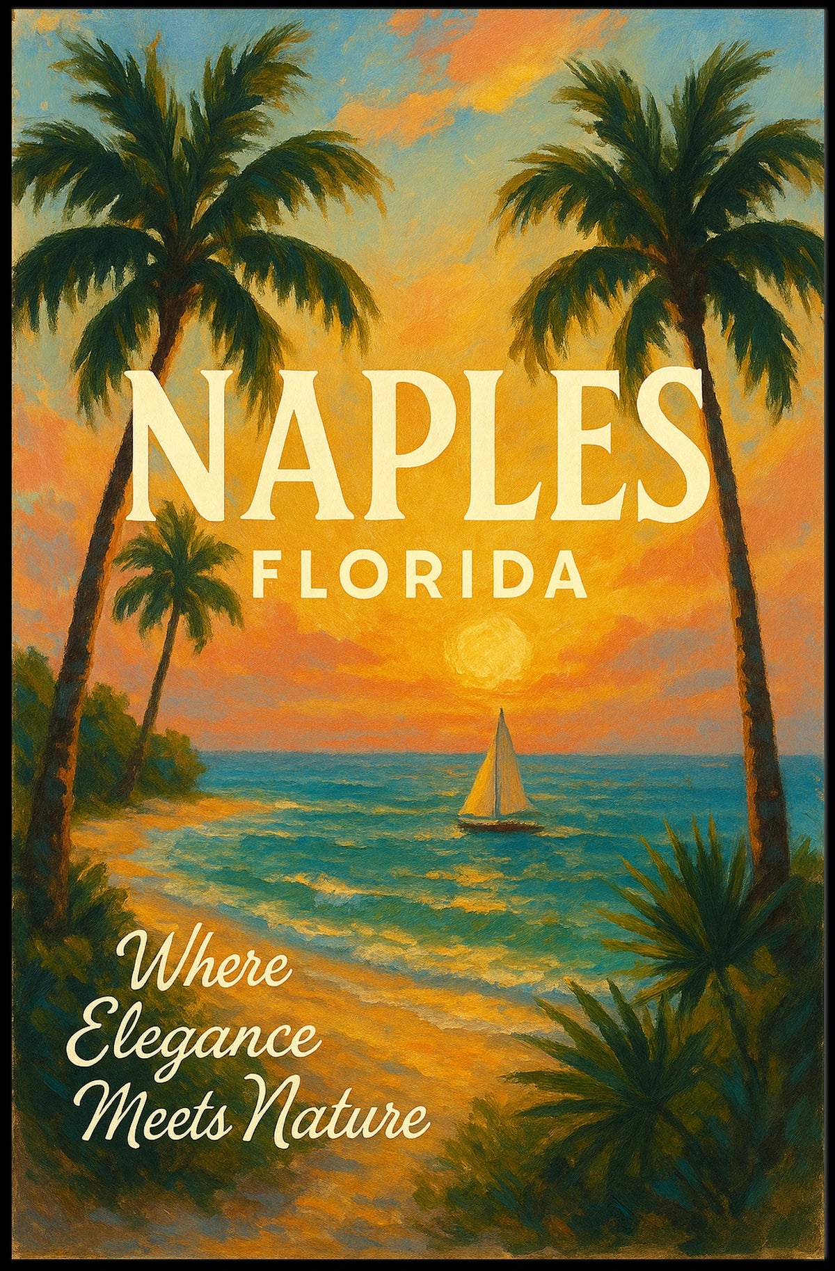 Naples, Florida Where Elegance Meets Nature Poster