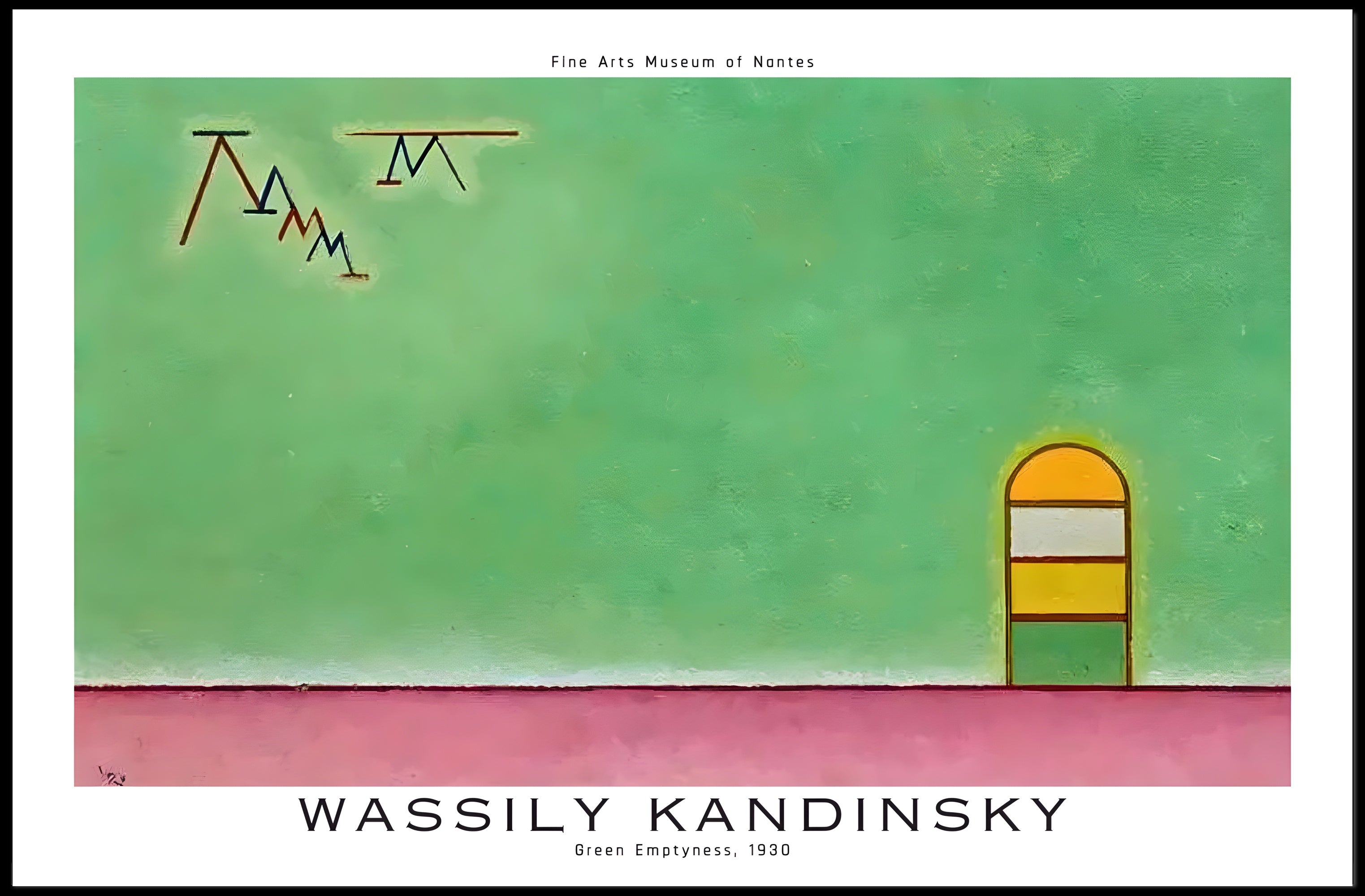 Wassily Kandinsky Green Emptiness Poster