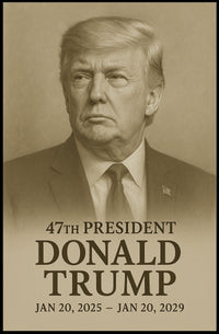 Donald Trump 47th President Poster