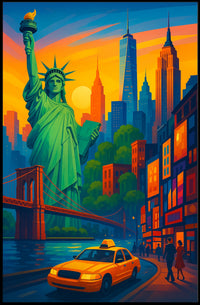 Vibrant New York Cityscape