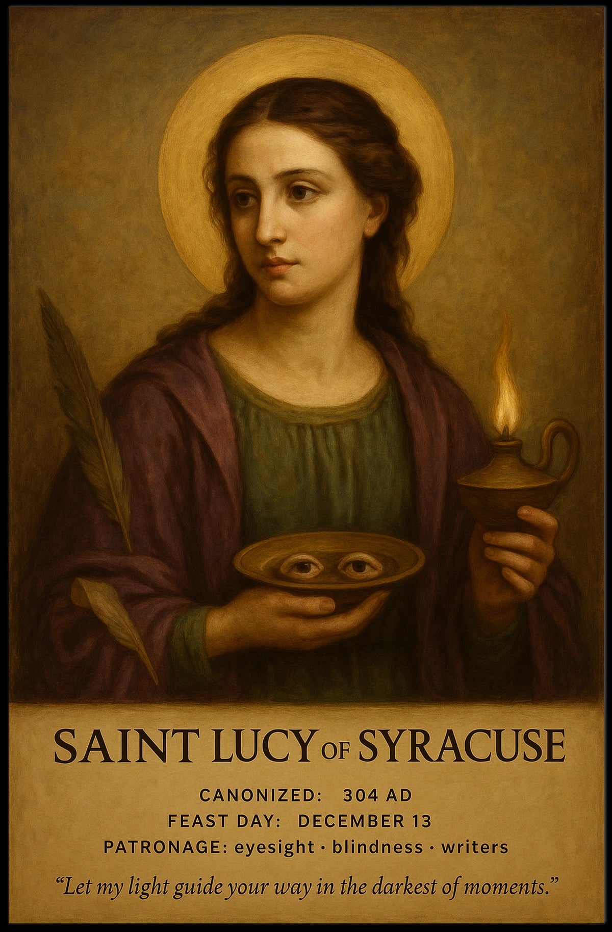 Saint Lucy of Syracuse Poster