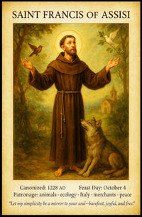 Saint Francis of Assisi Poster PosterGoat