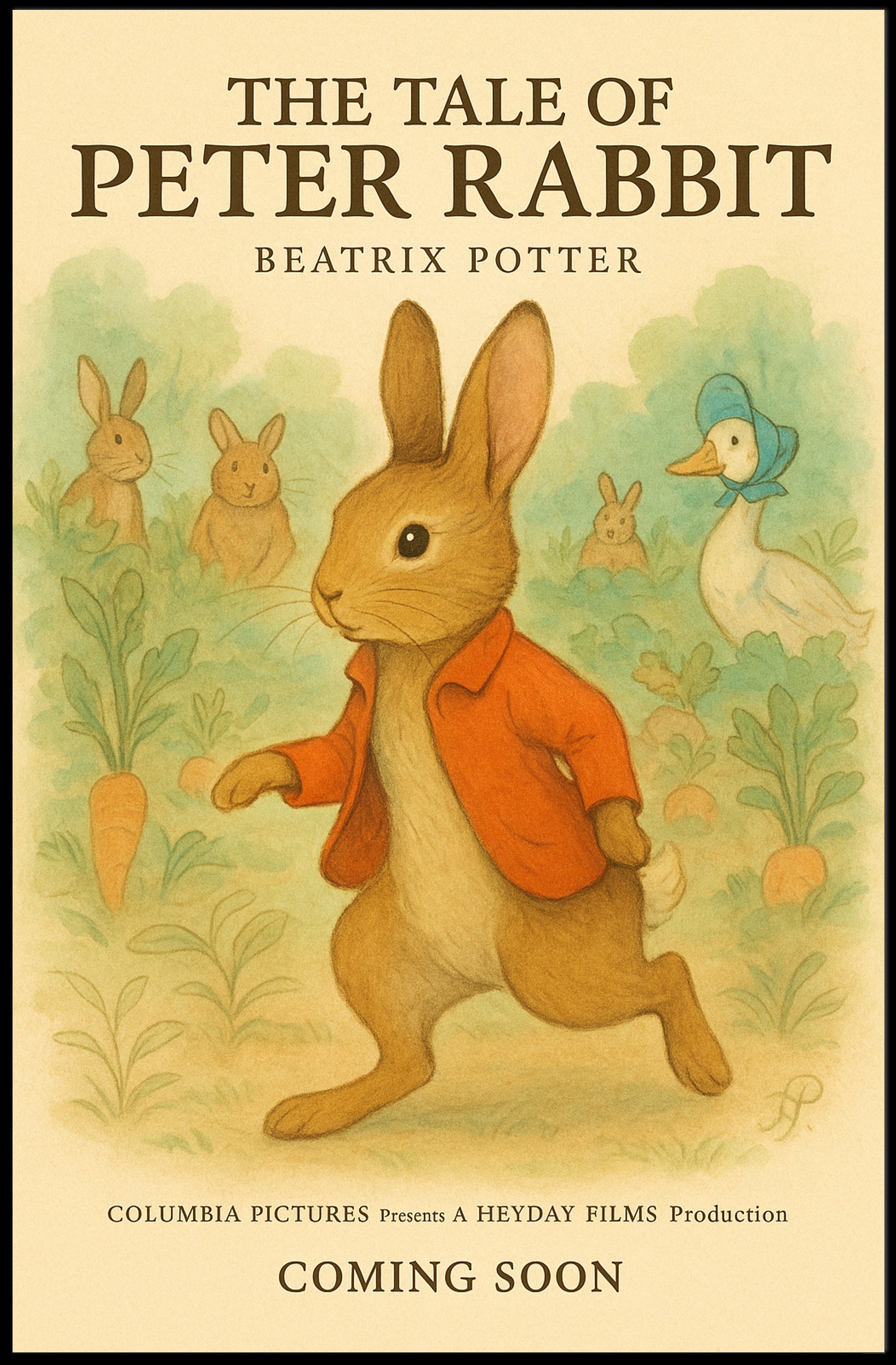 The Tale of Peter Rabbit Artistic Poster
