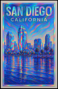 San Diego Skyline Poster
