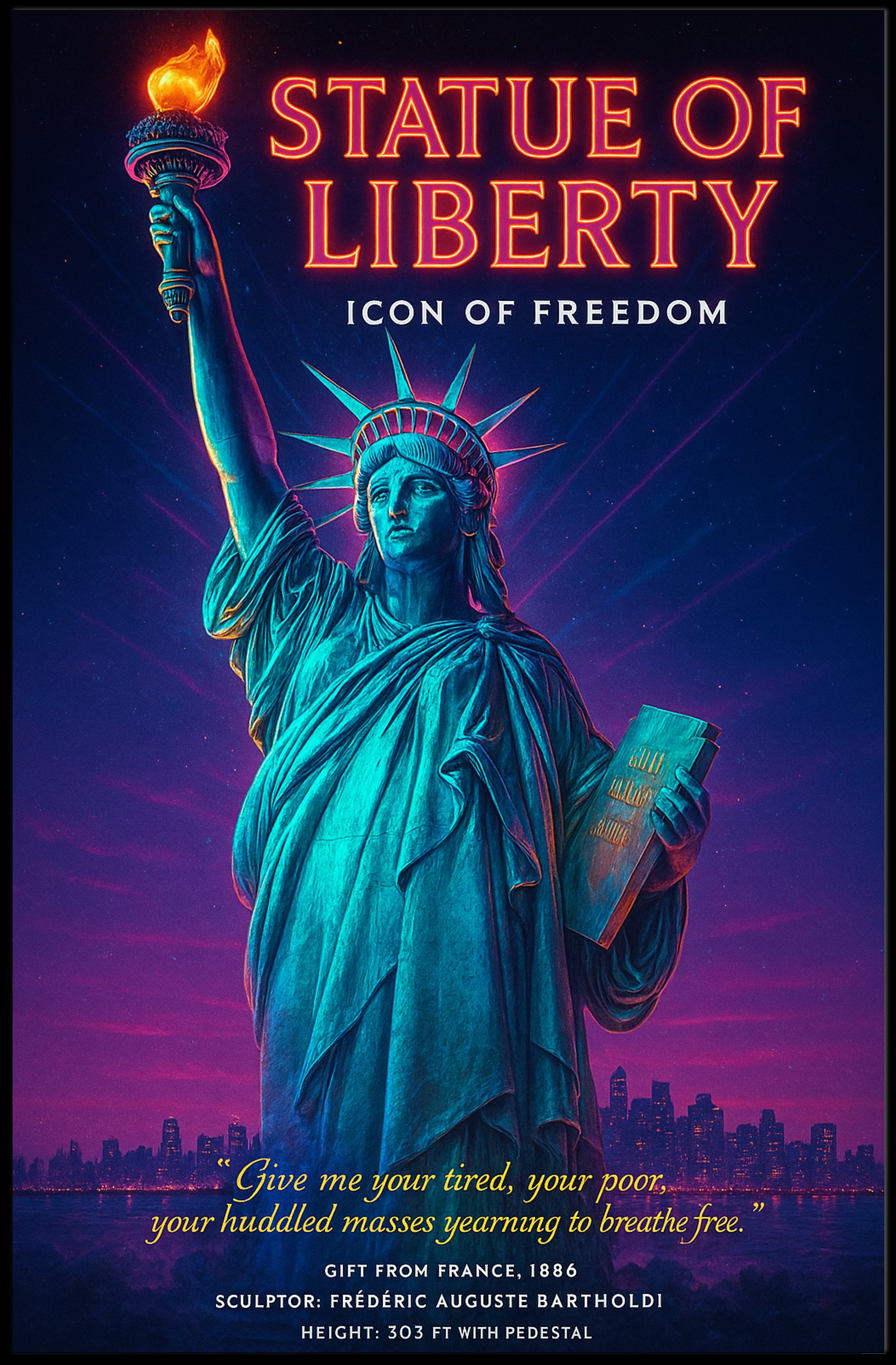 Statue of Liberty Historic Symbol Cultural or Heritage Poster PosterGoat