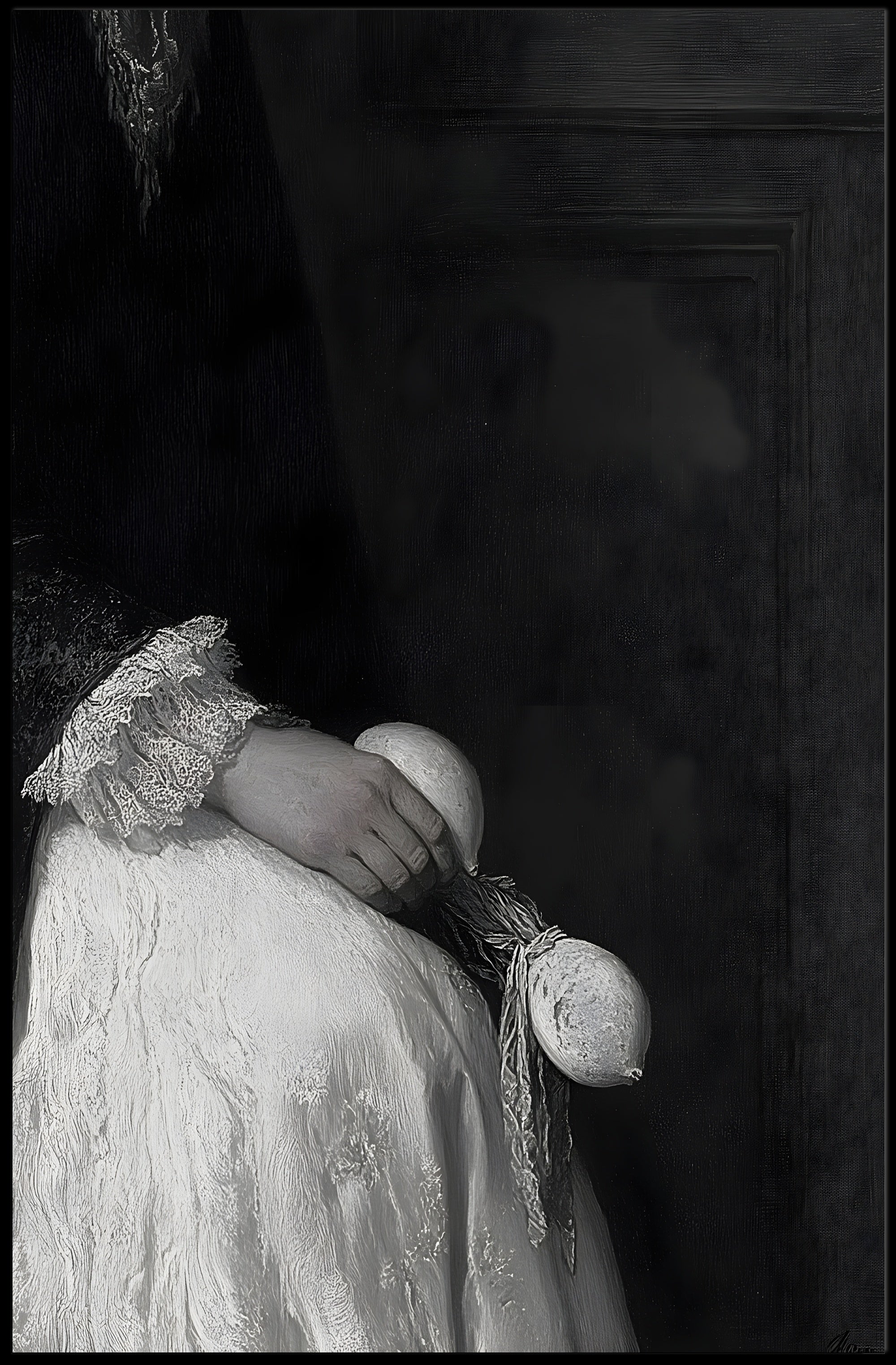 Vintage Elegance with Radishes Historical or Presidential Poster PosterGoat