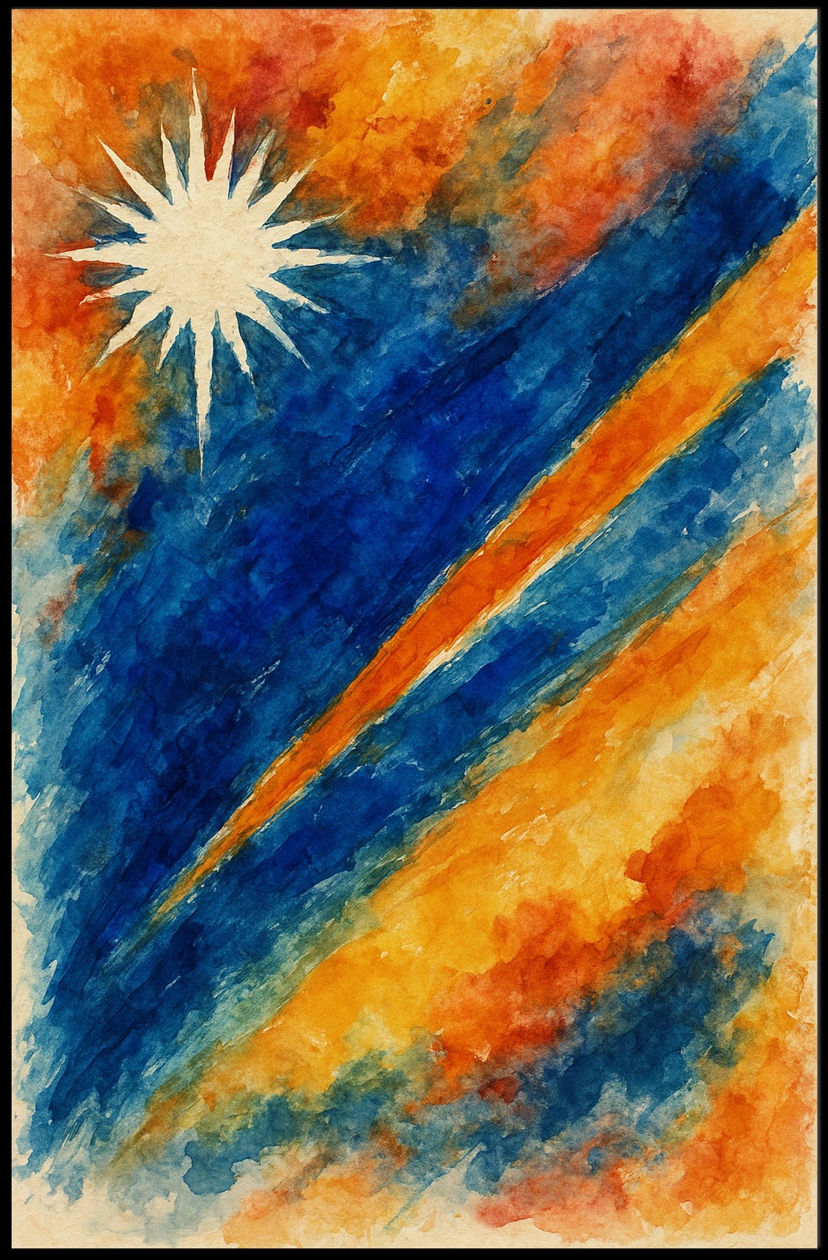 Celestial Burst Poster