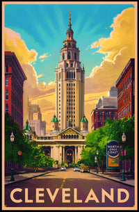 Cleveland Skyline Poster