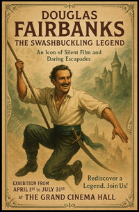 Douglas Fairbanks The Swashbuckling Legend Poster