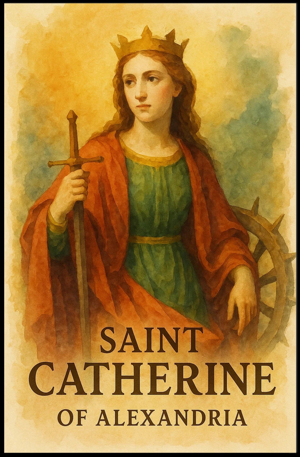 Saint Catherine of Alexandria Poster