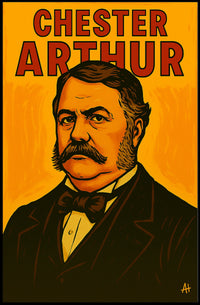 Chester Arthur Classic Americana Scenic Heritage Travel Wall Art Wanderlust Decor Poster