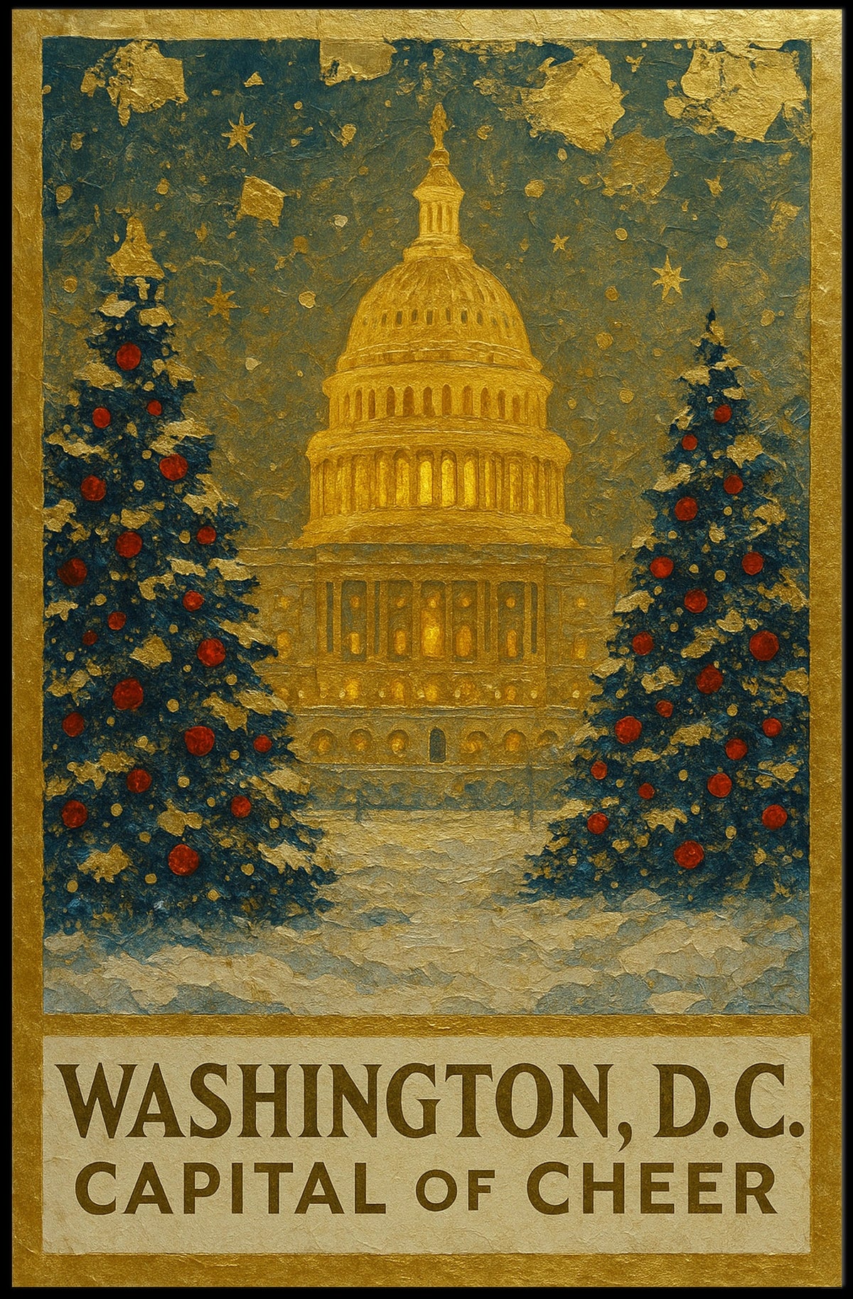 Washington, D.C. Capital Of Cheer Poster
