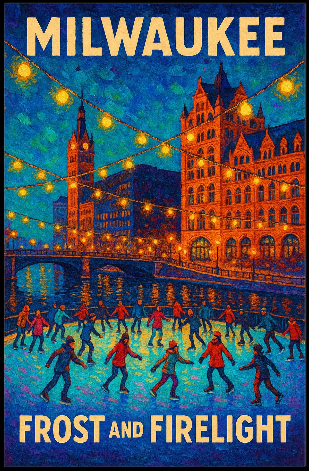 Milwaukee Frost and Firelight Poster