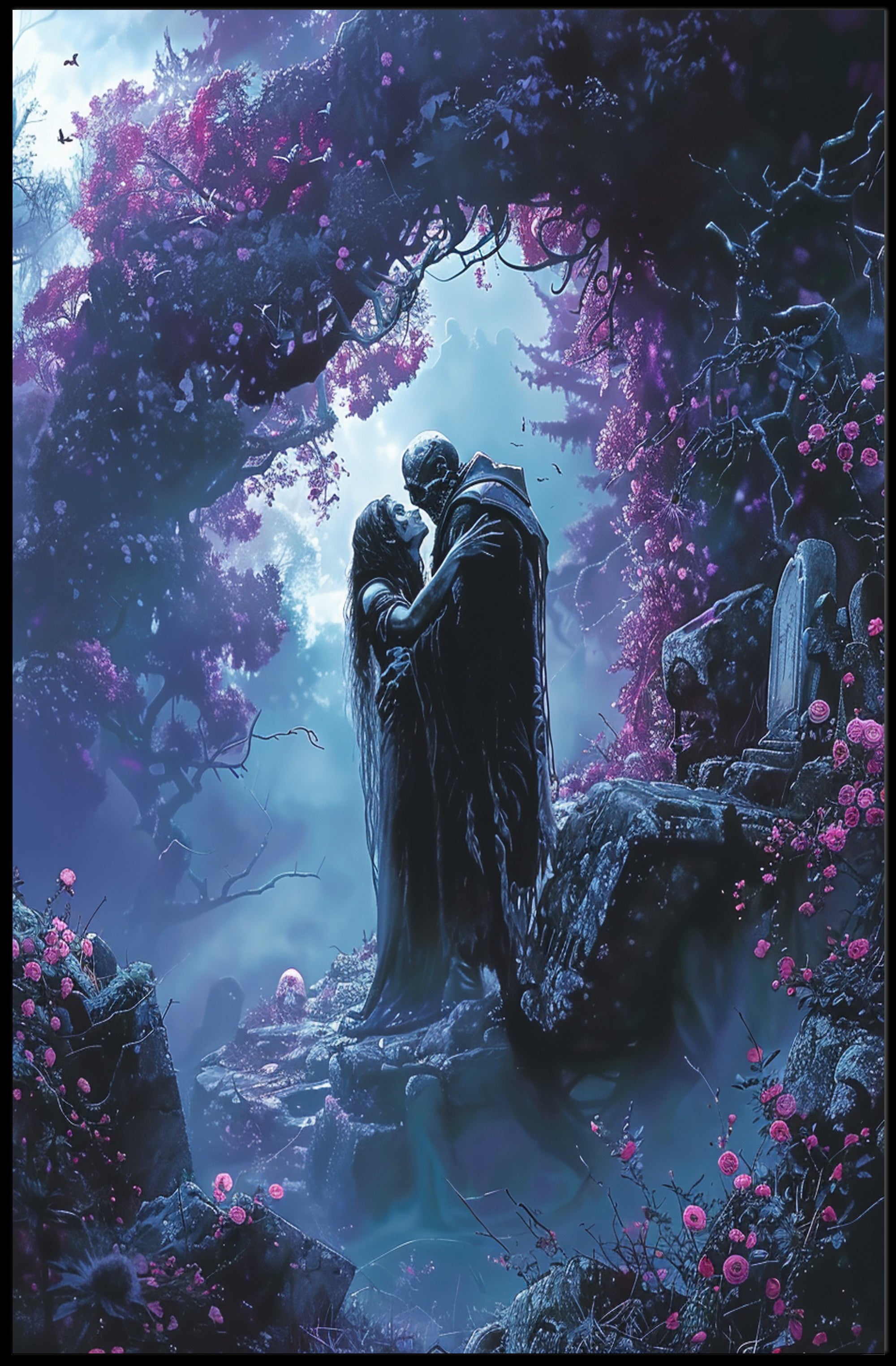 Enchanted Embrace Poster PosterGoat