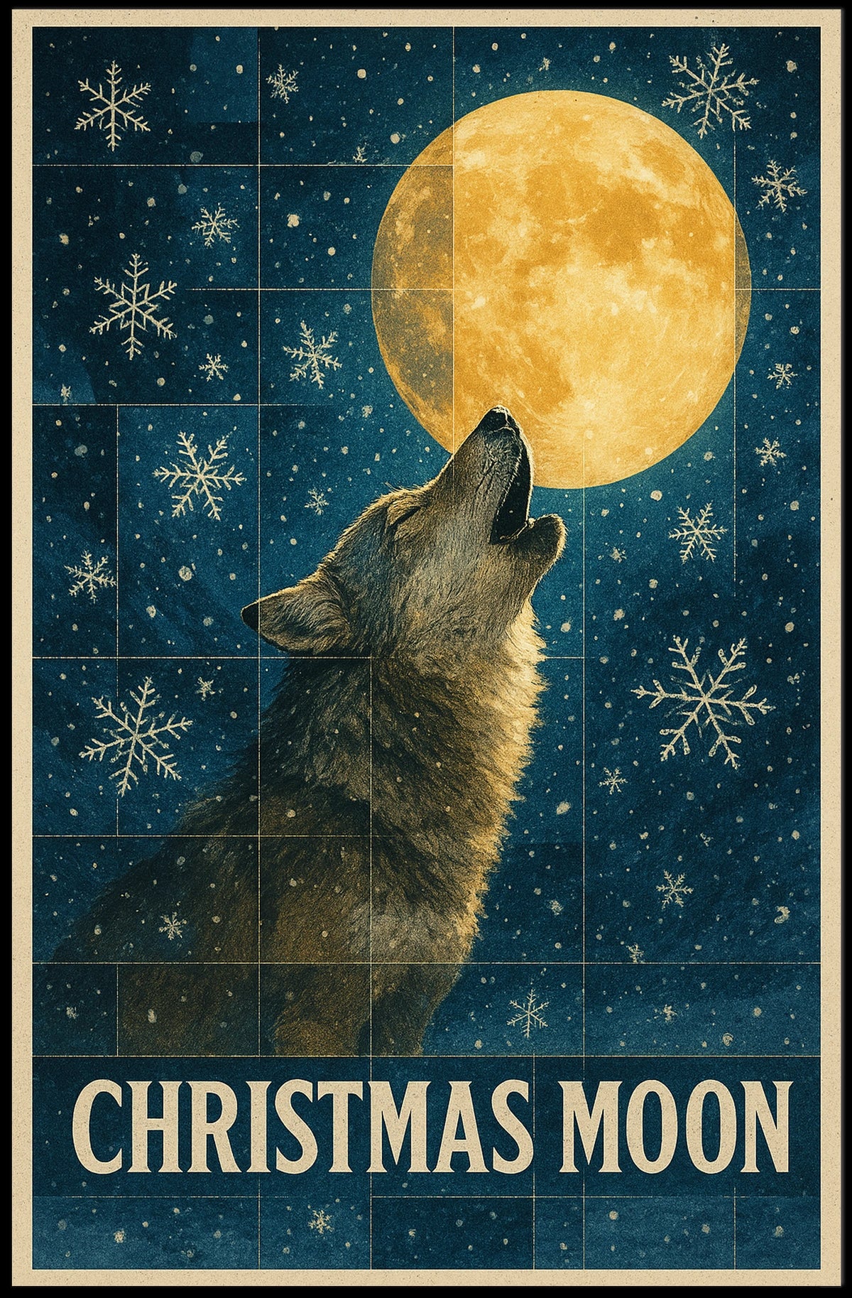 Christmas Moon Poster
