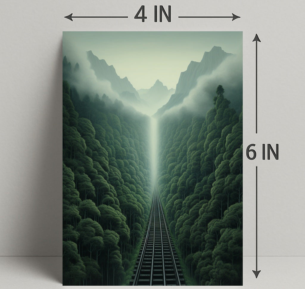 Journey Through The Misty Mountains Poster