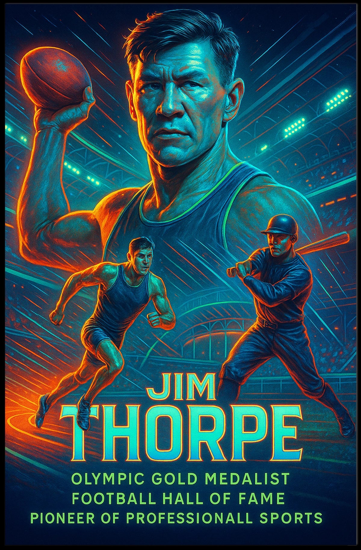 Celebrating a Sports Legend Poster