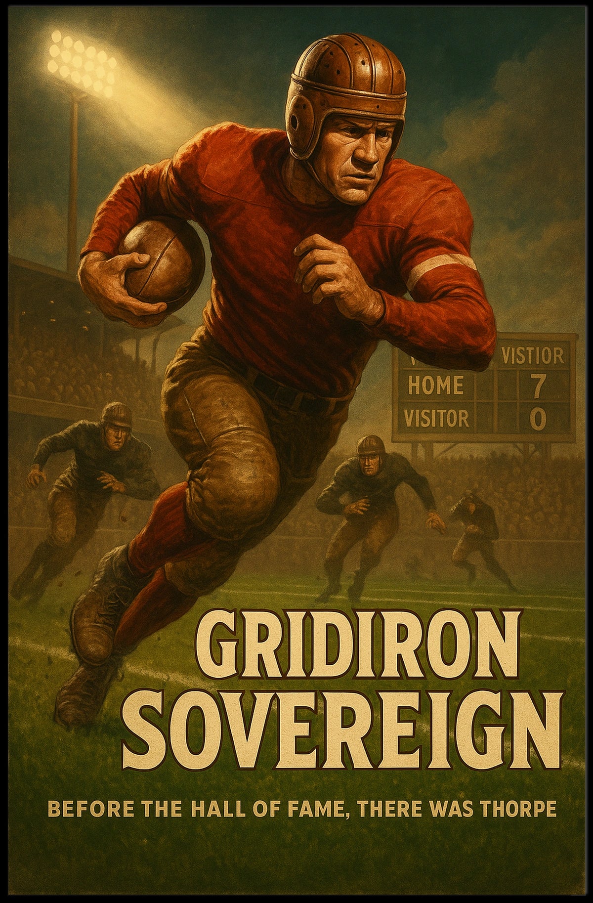 Gridiron Sovereign Football Poster