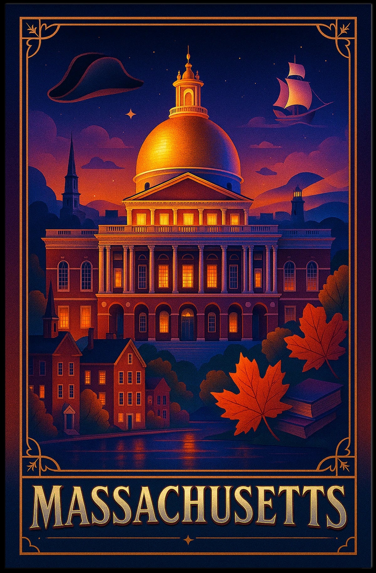 Massachusetts Heritage Poster