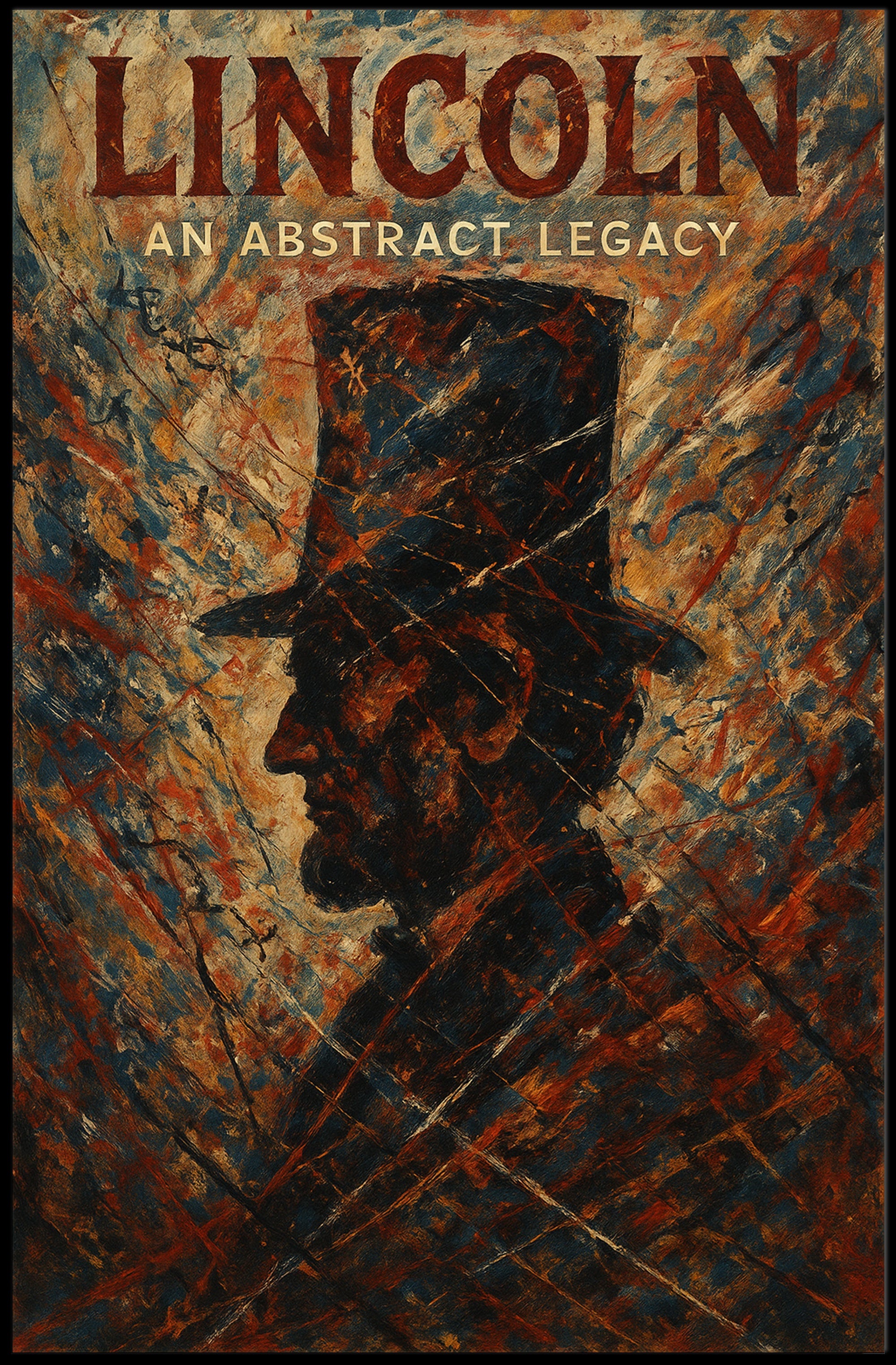 Lincoln An Abstract Legacy Poster PosterGoat