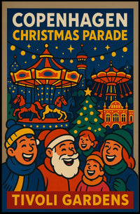 Copenhagen Christmas Parade Poster