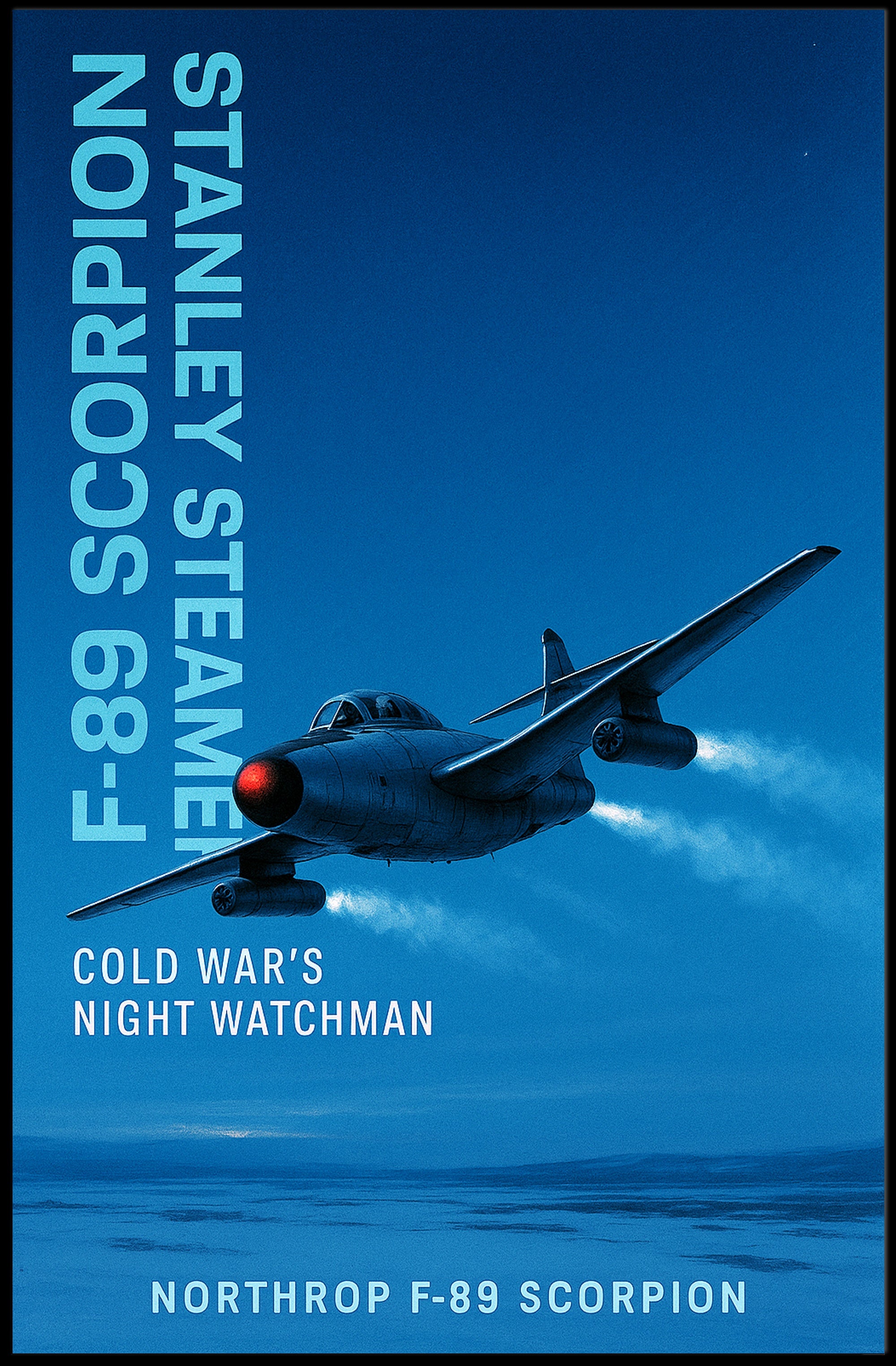 Northrop F-89 Scorpion Cold War's Night Watchman Poster PosterGoat