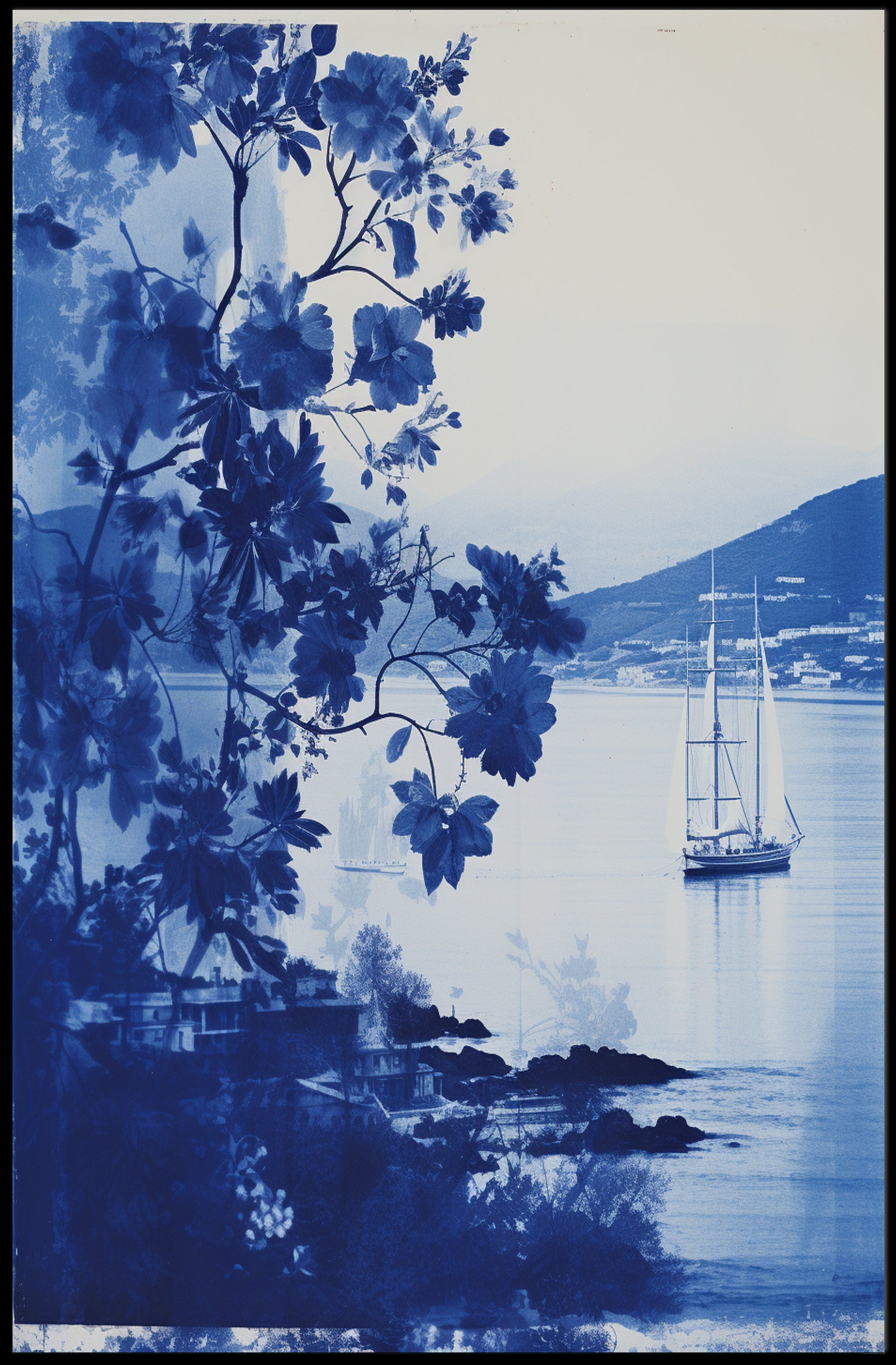 Serene Coastal Escape Poster